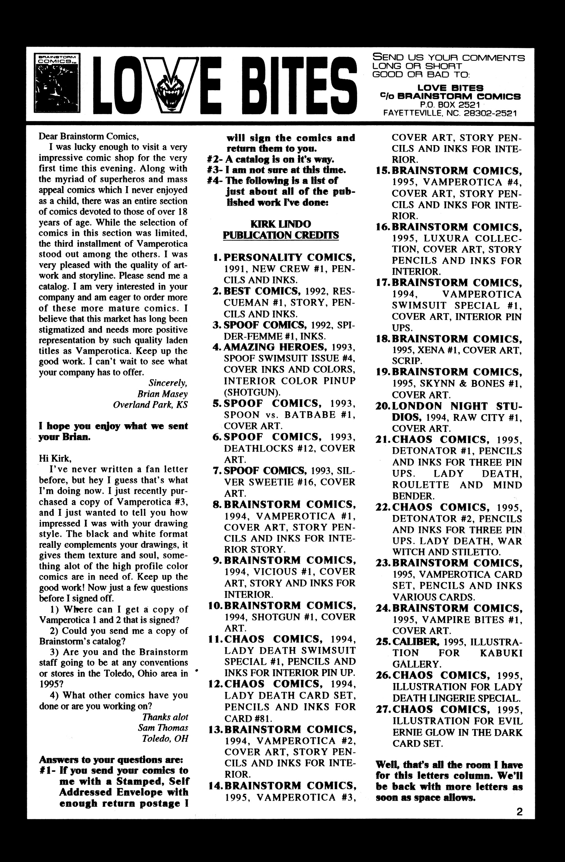 Read online Vamperotica comic -  Issue #8 - 34