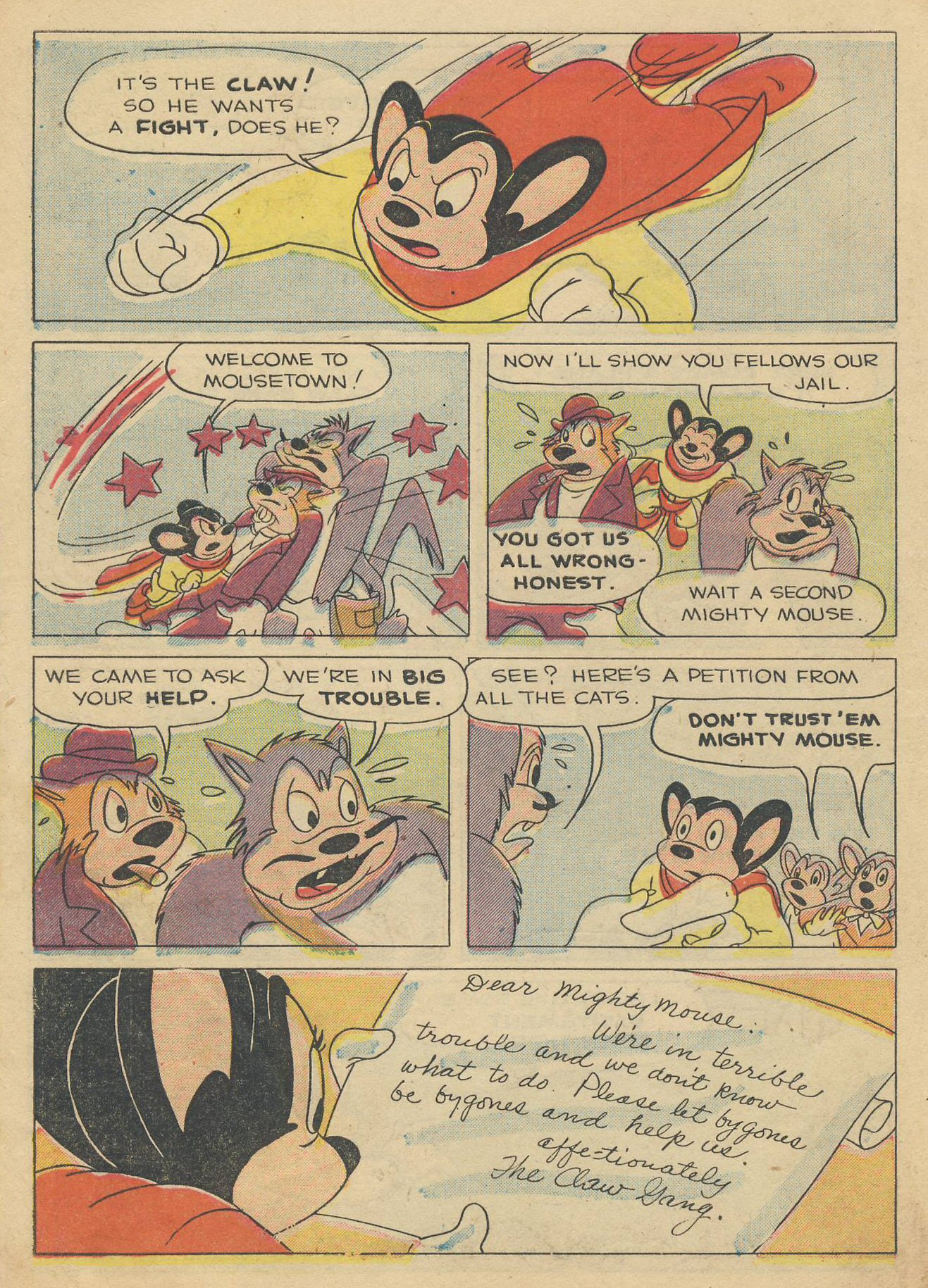Read online Paul Terry's Mighty Mouse Comics comic -  Issue #66 - 6