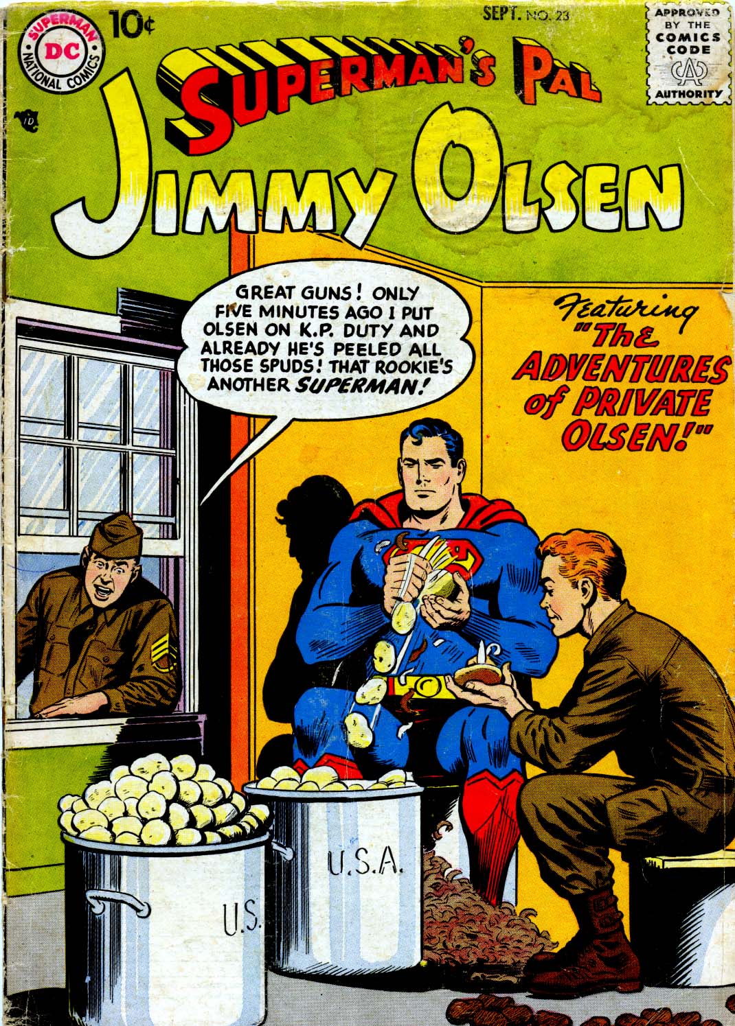 Read online Superman's Pal Jimmy Olsen comic -  Issue #23 - 1