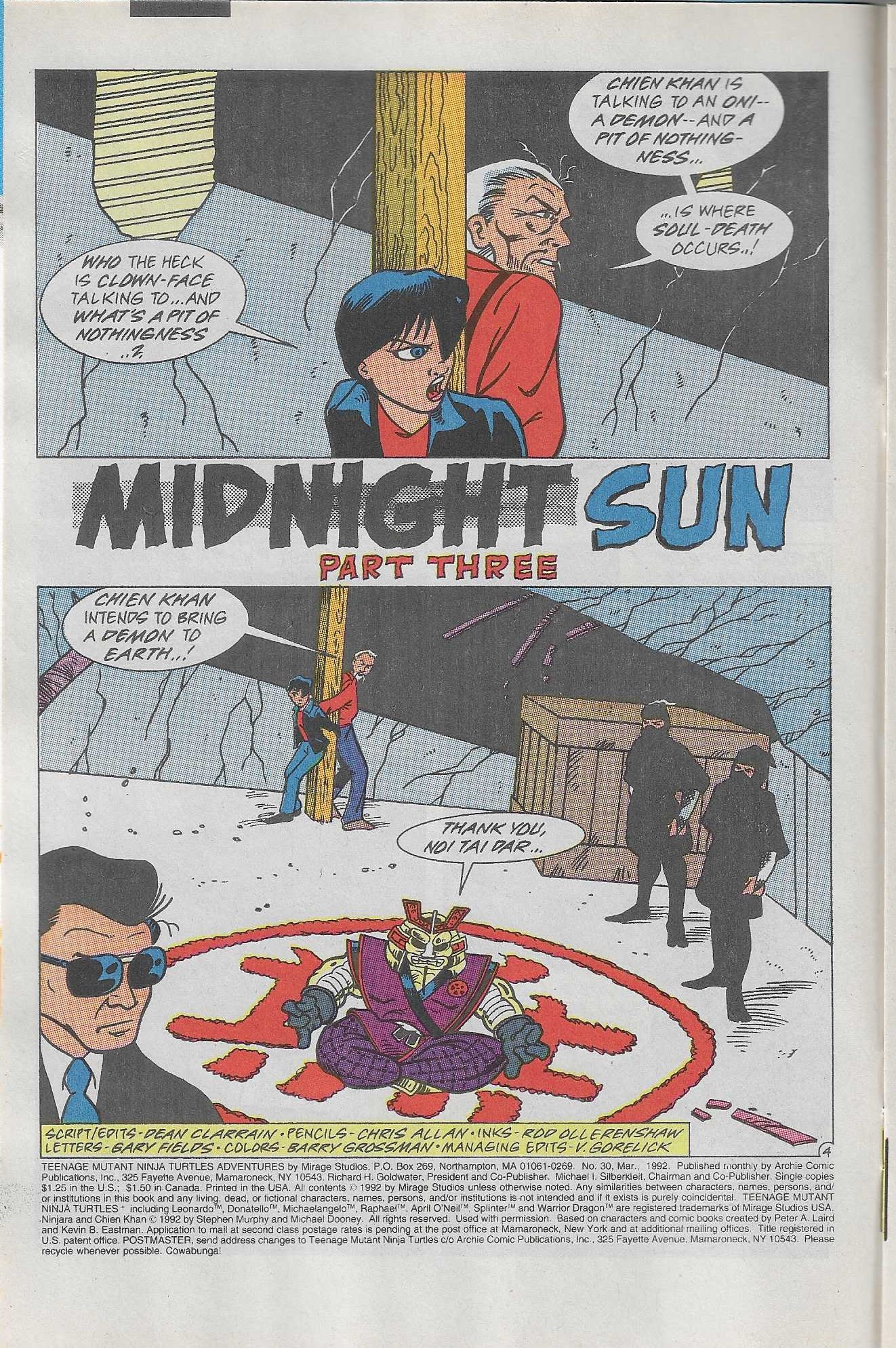 Read online Teenage Mutant Ninja Turtles Adventures (1989) comic -  Issue #30 - 6