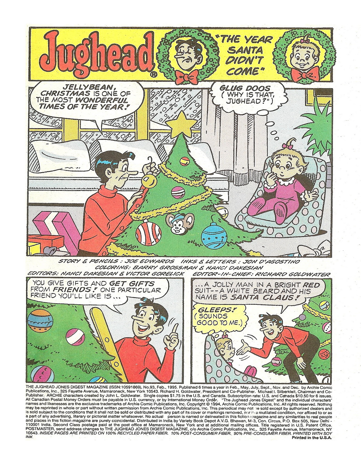 Read online Jughead Jones Comics Digest comic -  Issue #93 - 3