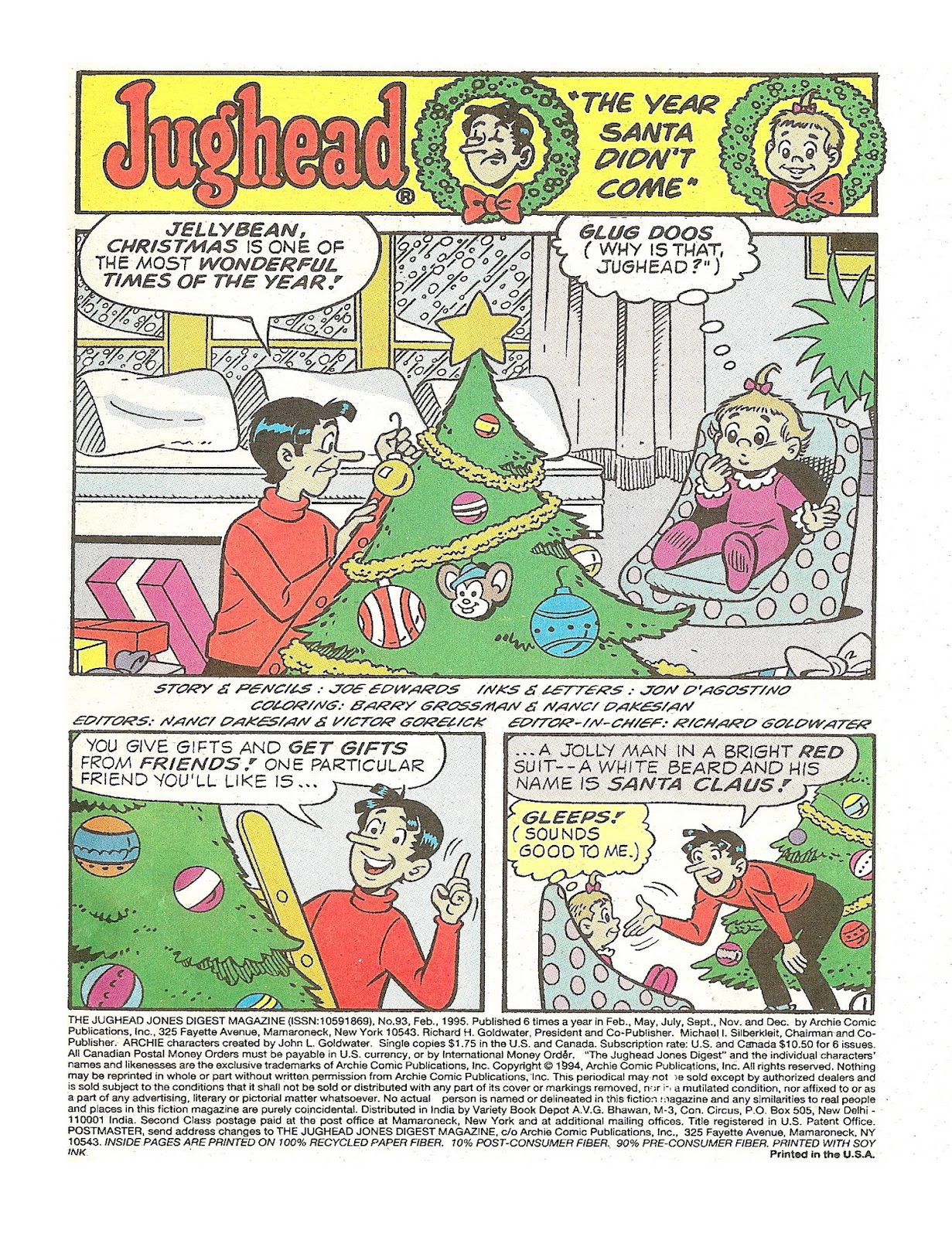 Jughead Jones Comics Digest issue 93 - Page 3