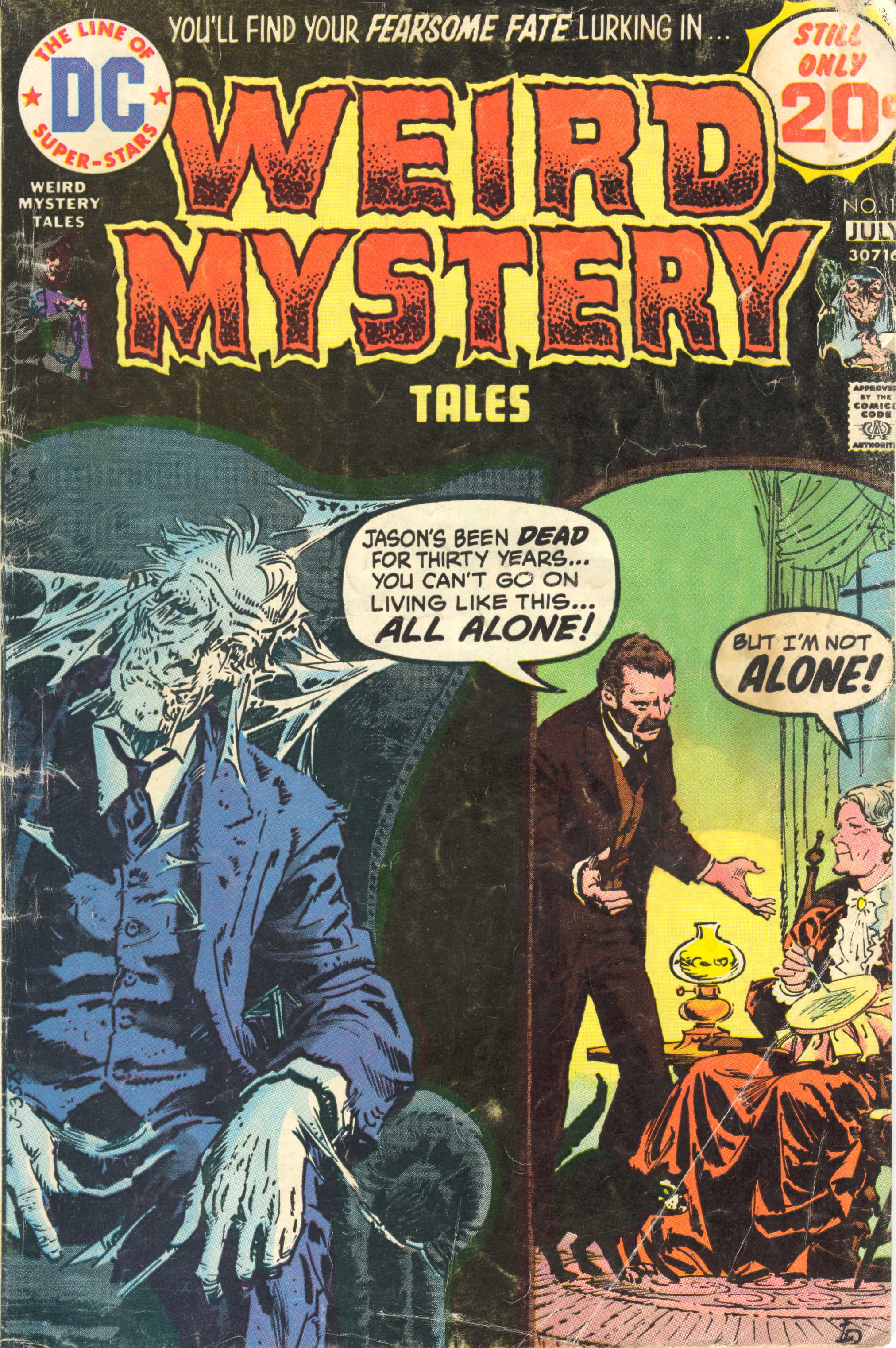 Read online Weird Mystery Tales comic -  Issue #12 - 1