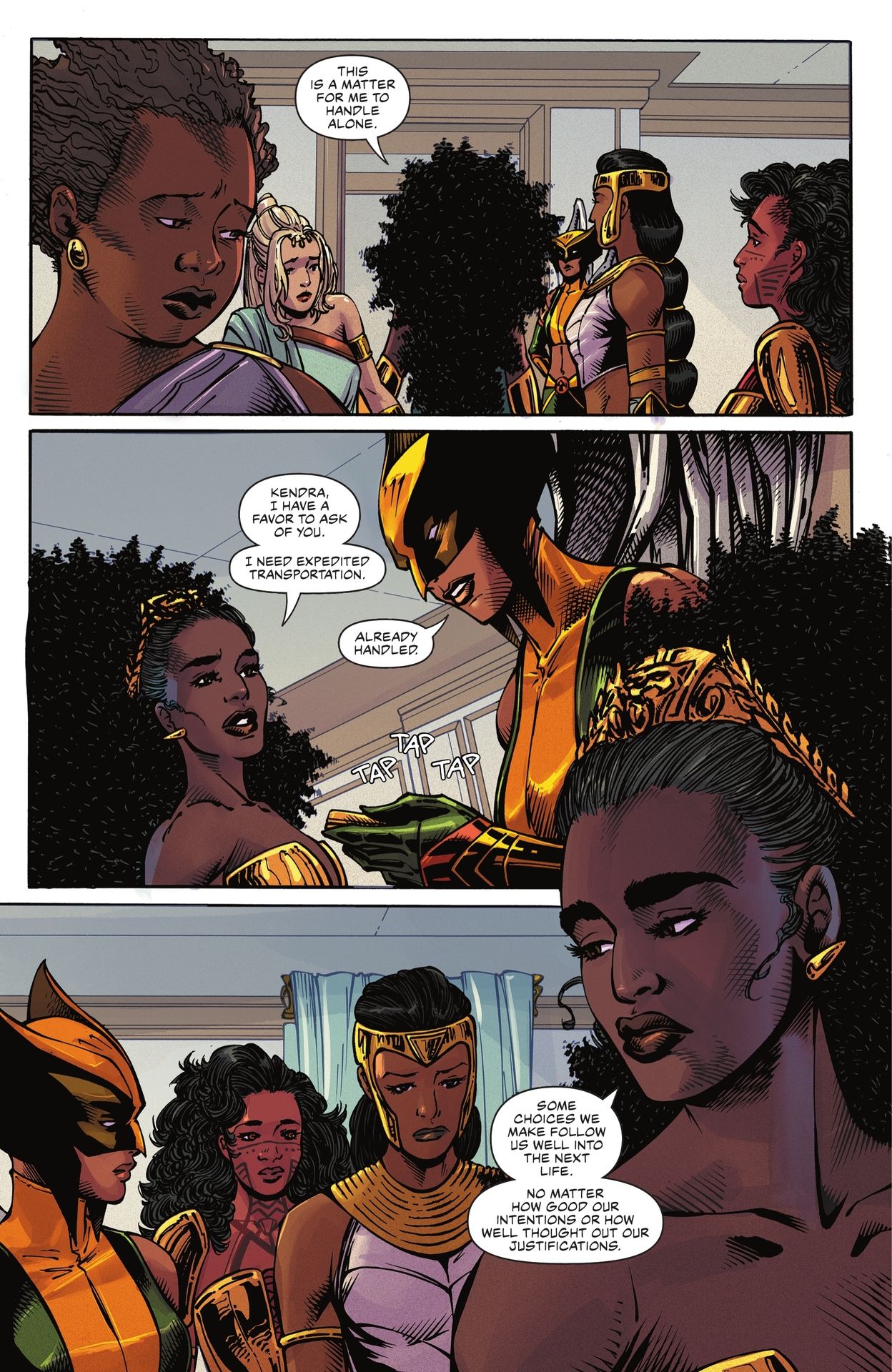 Read online Nubia: Queen of the Amazons comic -  Issue #3 - 23