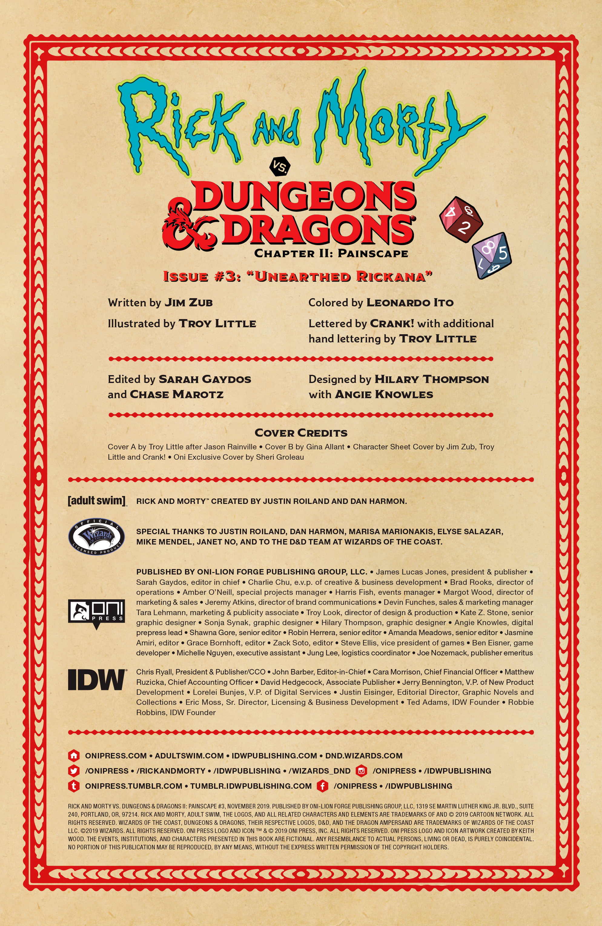 Read online Rick and Morty vs. Dungeons & Dragons II: Painscape comic -  Issue #3 - 2