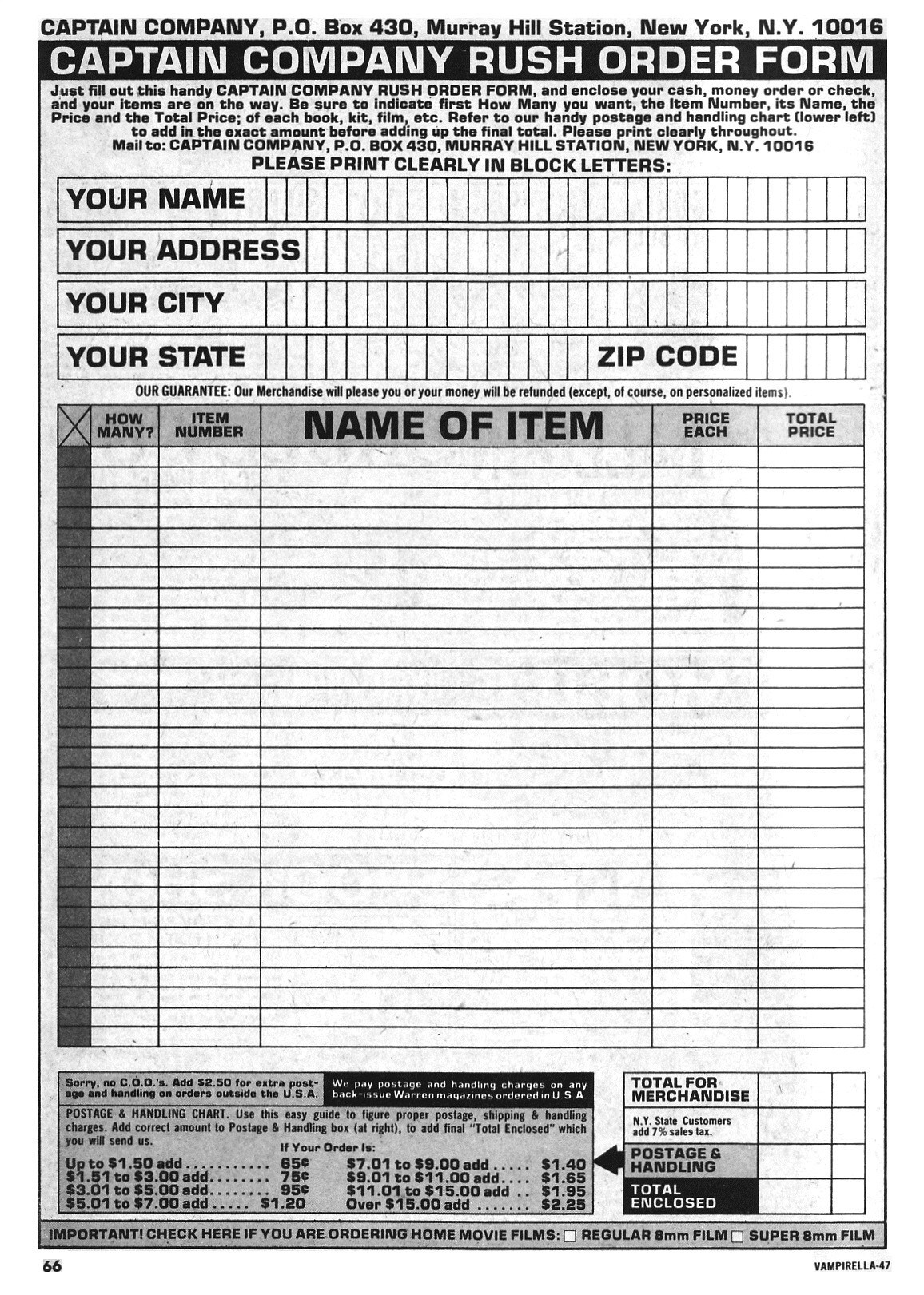 Read online Vampirella (1969) comic -  Issue #47 - 66