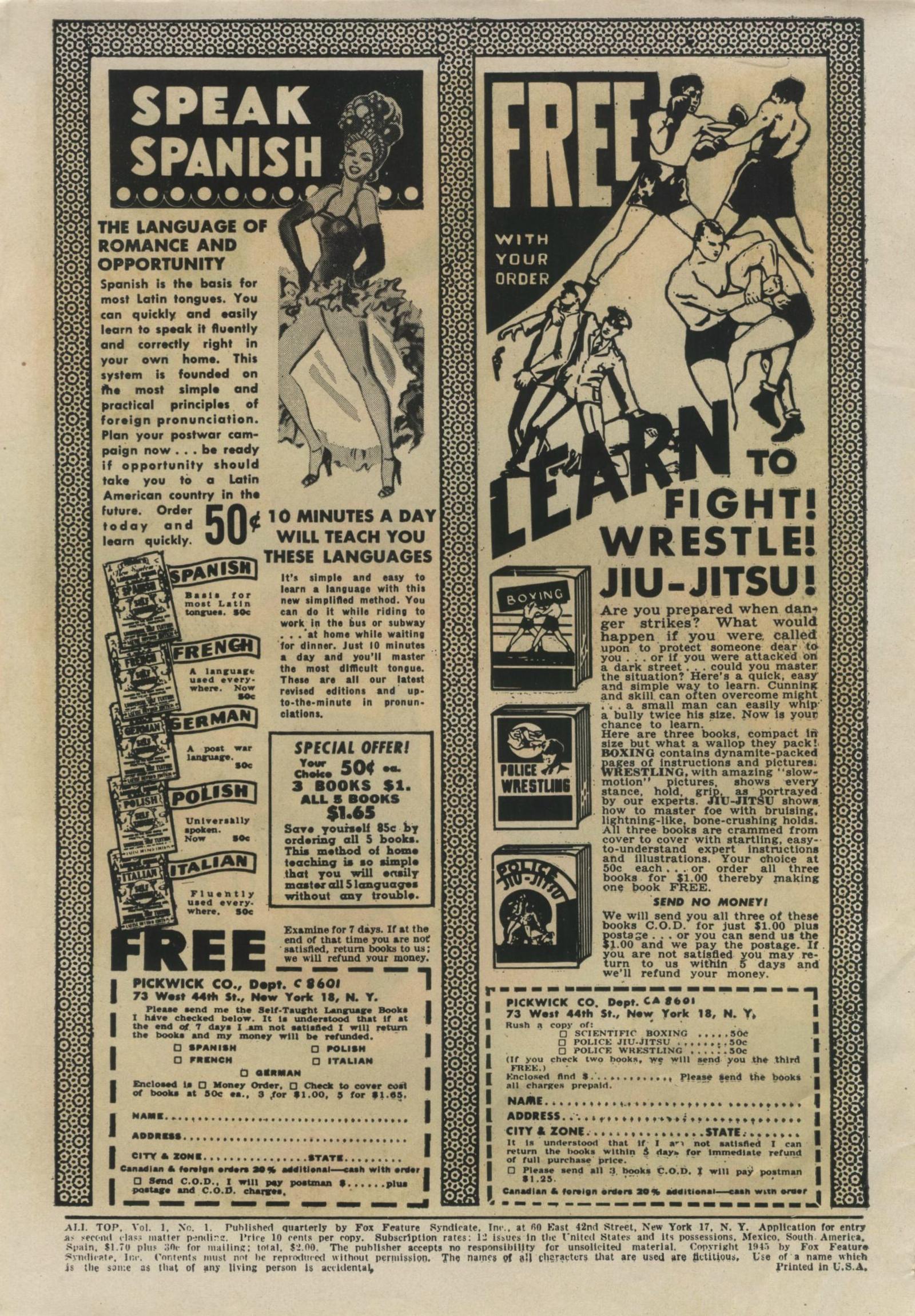 Read online All Top Comics (1946) comic -  Issue #1 - 2