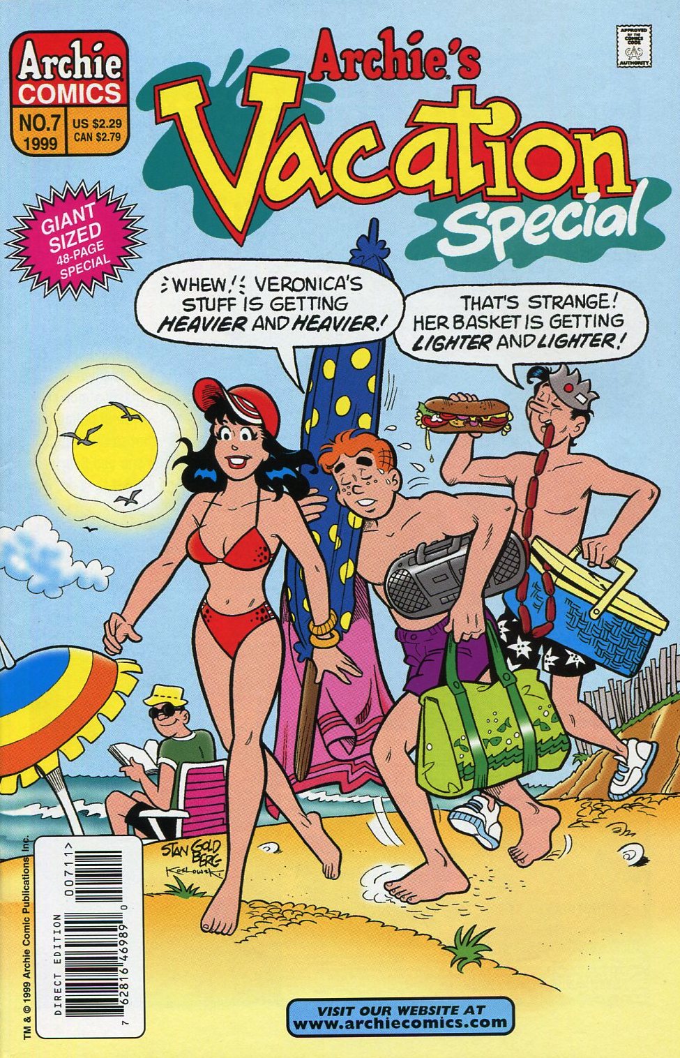 Read online Archie's Vacation Special comic -  Issue #7 - 1