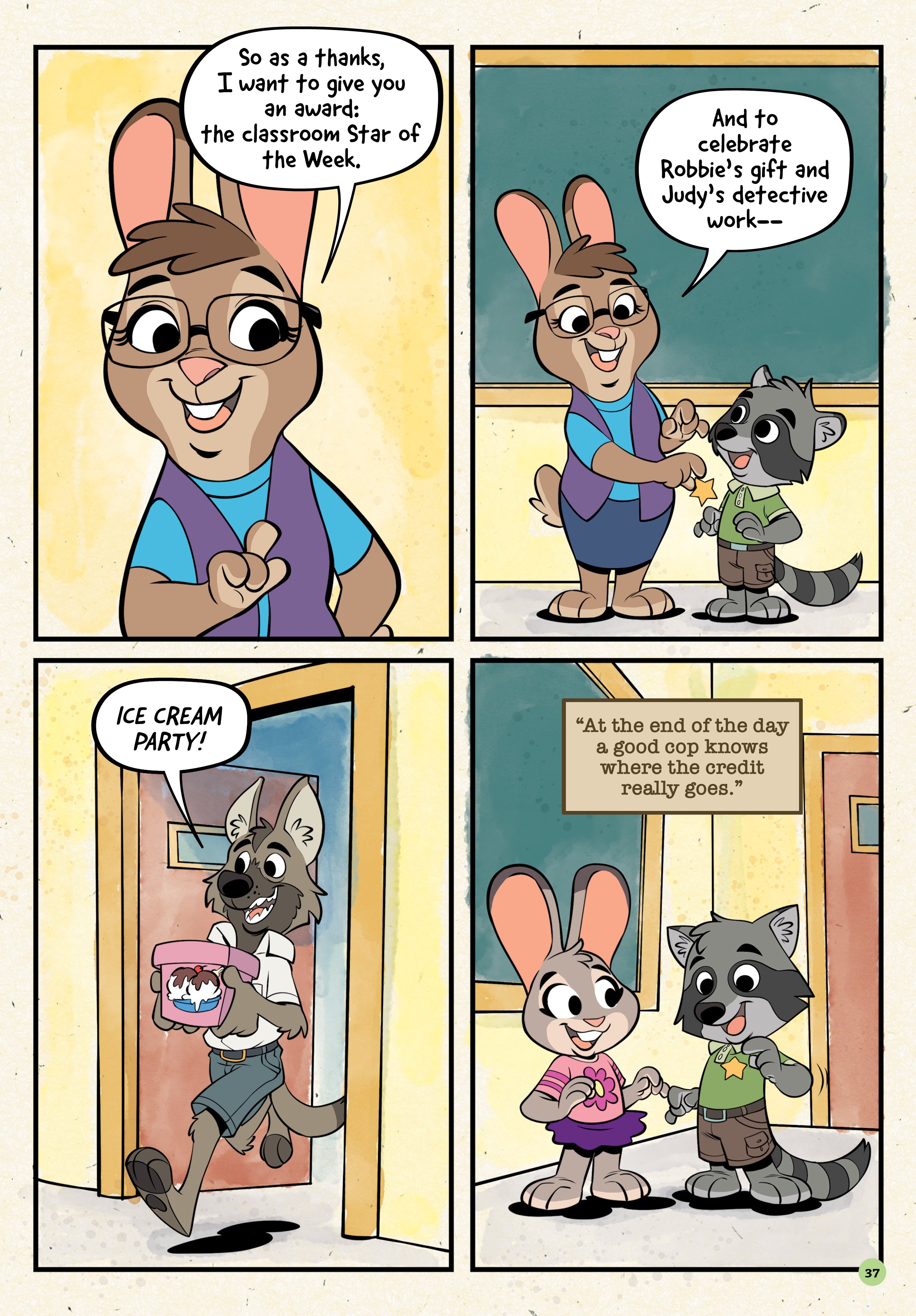Read online Zootopia: A Hard Day's Work comic -  Issue # Full - 37