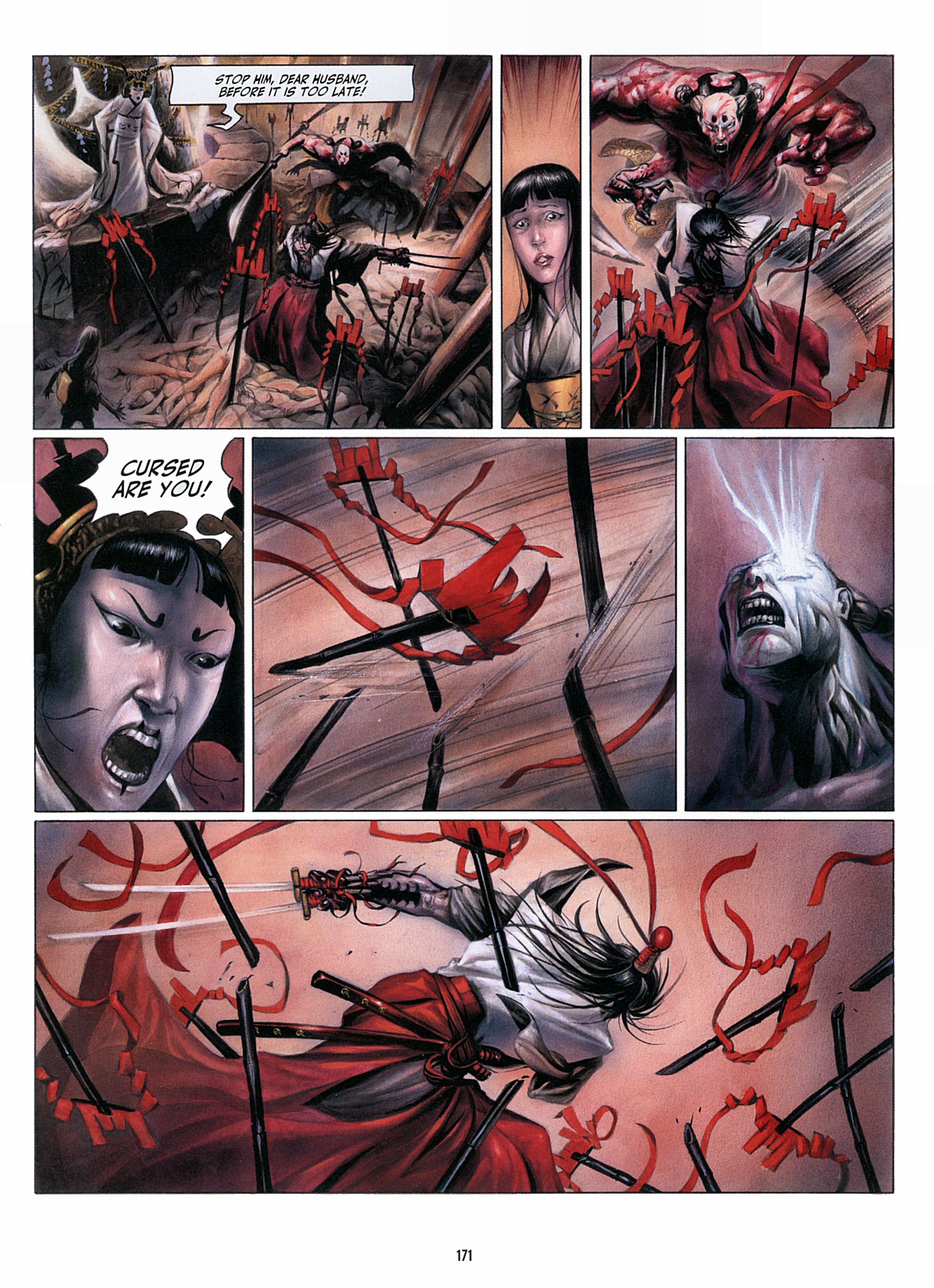 Read online Legend of the Scarlet Blades comic -  Issue # TPB - 172