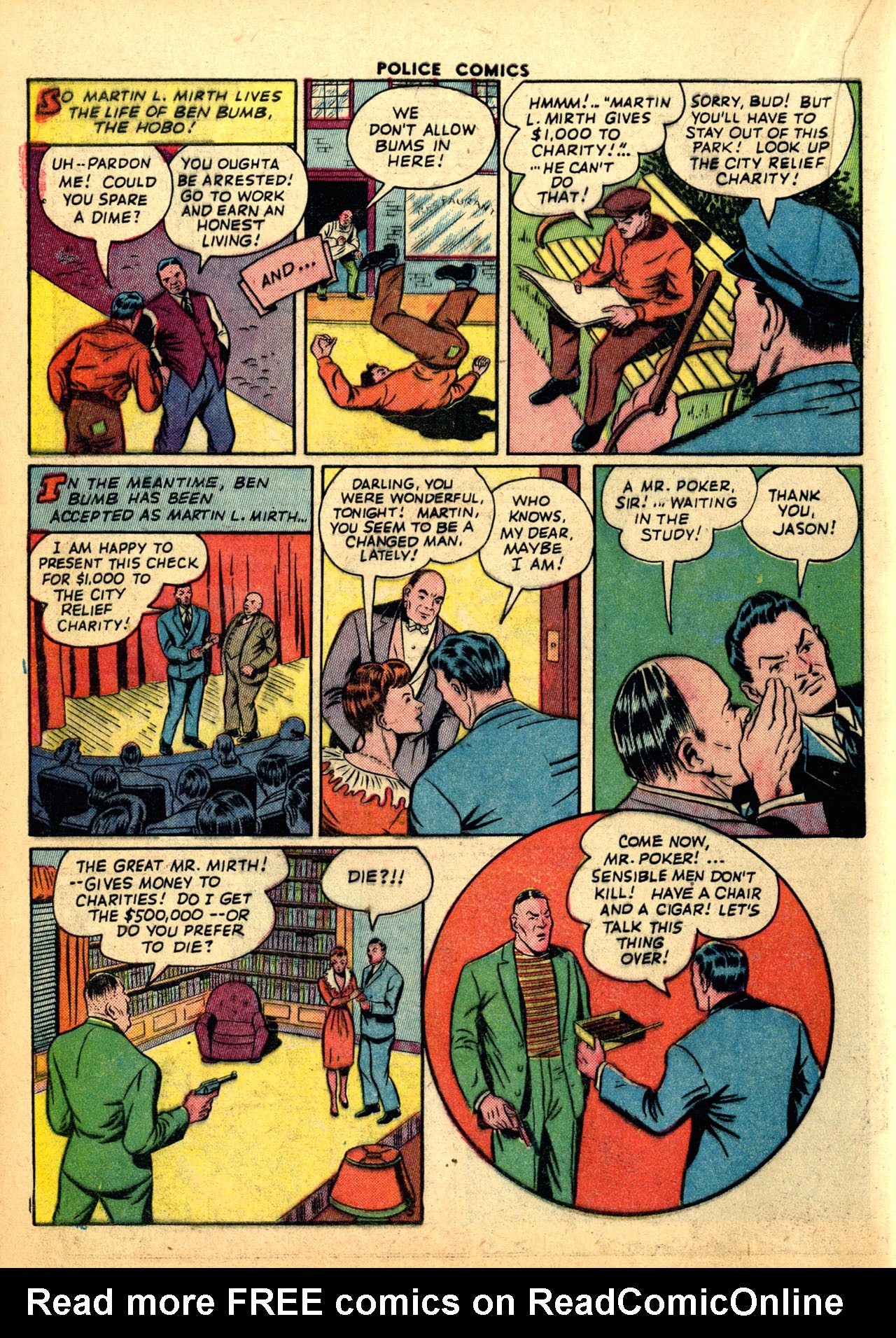Read online Police Comics comic -  Issue #27 - 34