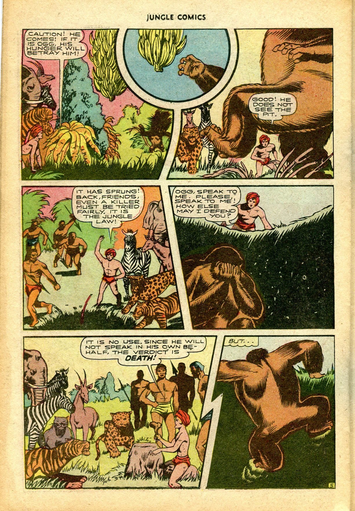 Read online Jungle Comics comic -  Issue #82 - 32