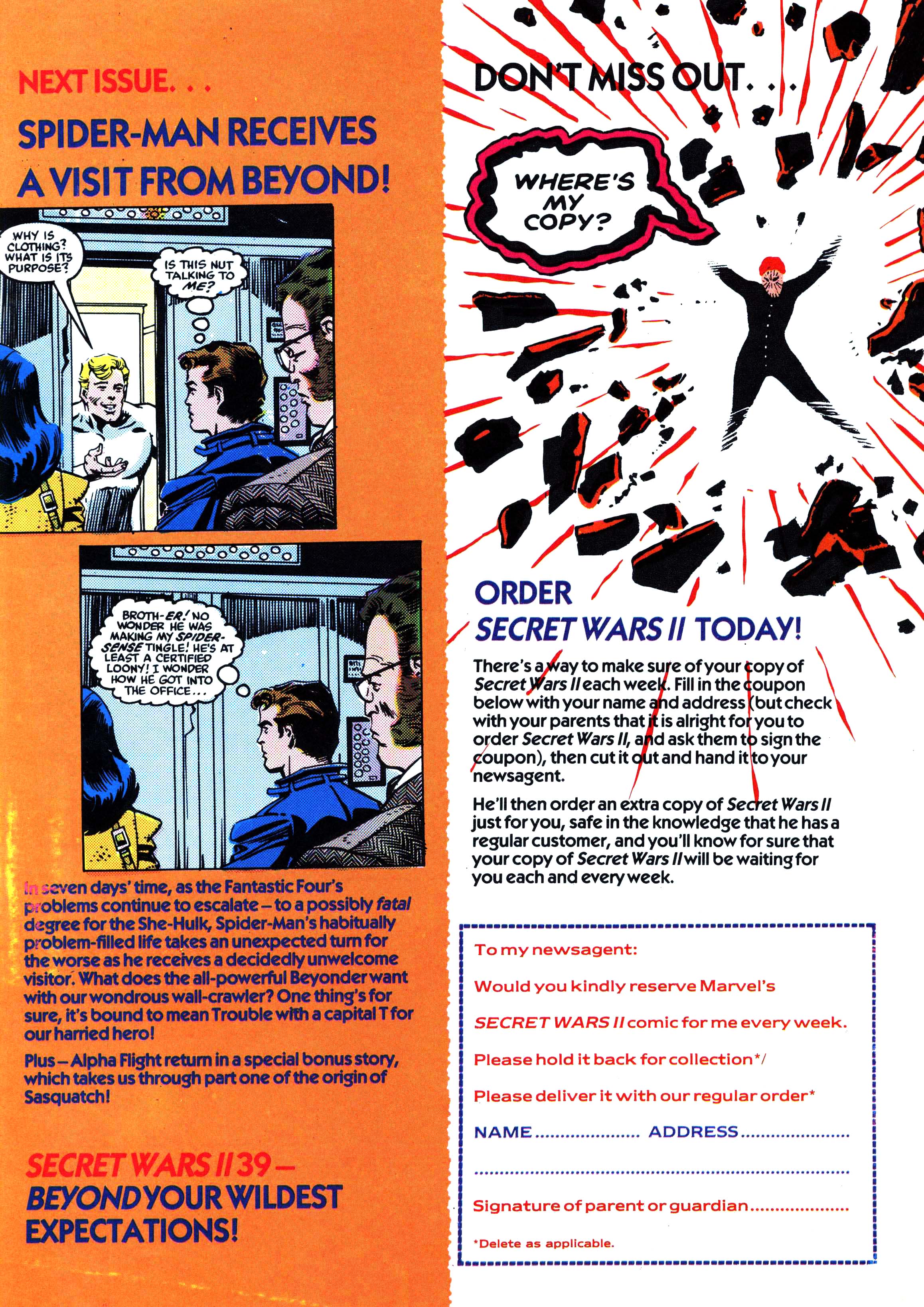Read online Secret Wars (1985) comic -  Issue #38 - 23