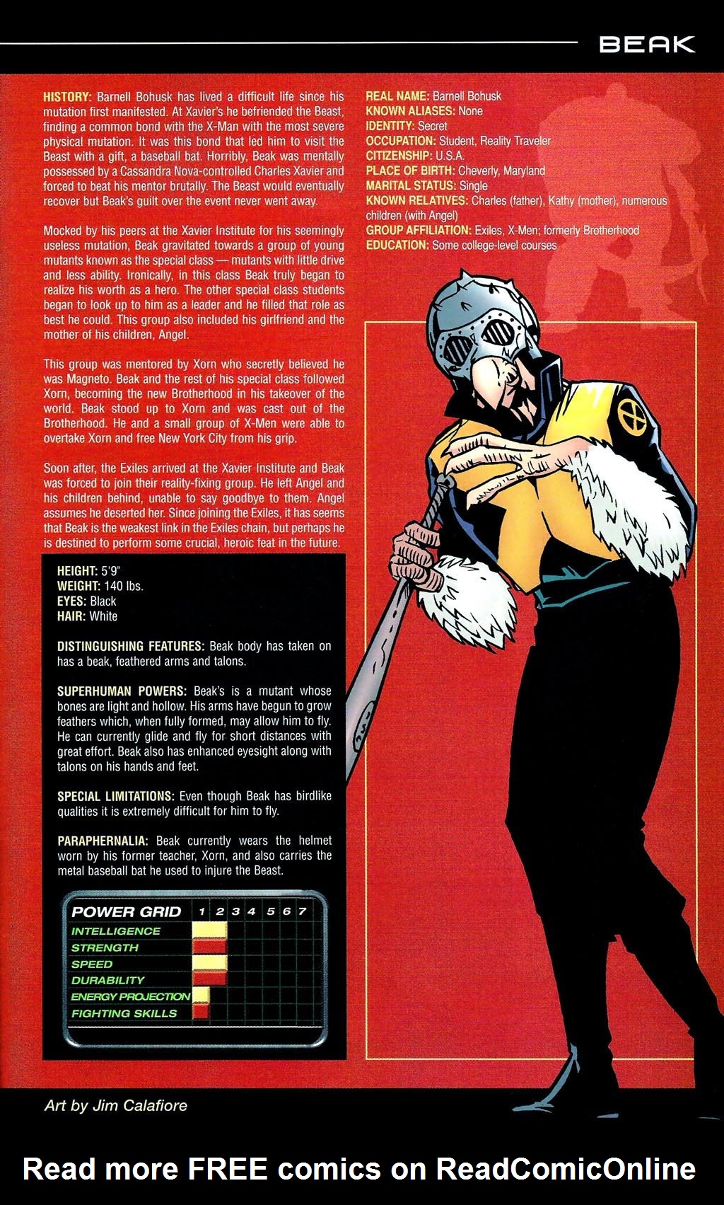 Read online Official Handbook of the Marvel Universe: X-Men Age of Apocalypse 2005 comic -  Issue # Full - 33