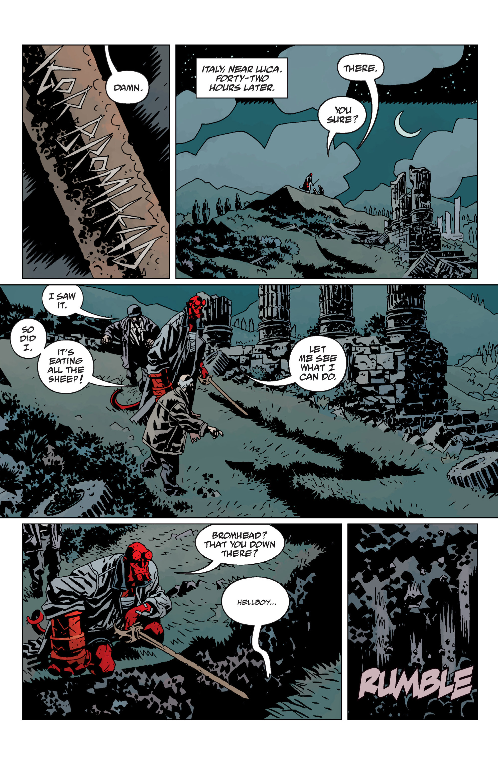 Read online Hellboy comic -  Issue #8 - 157