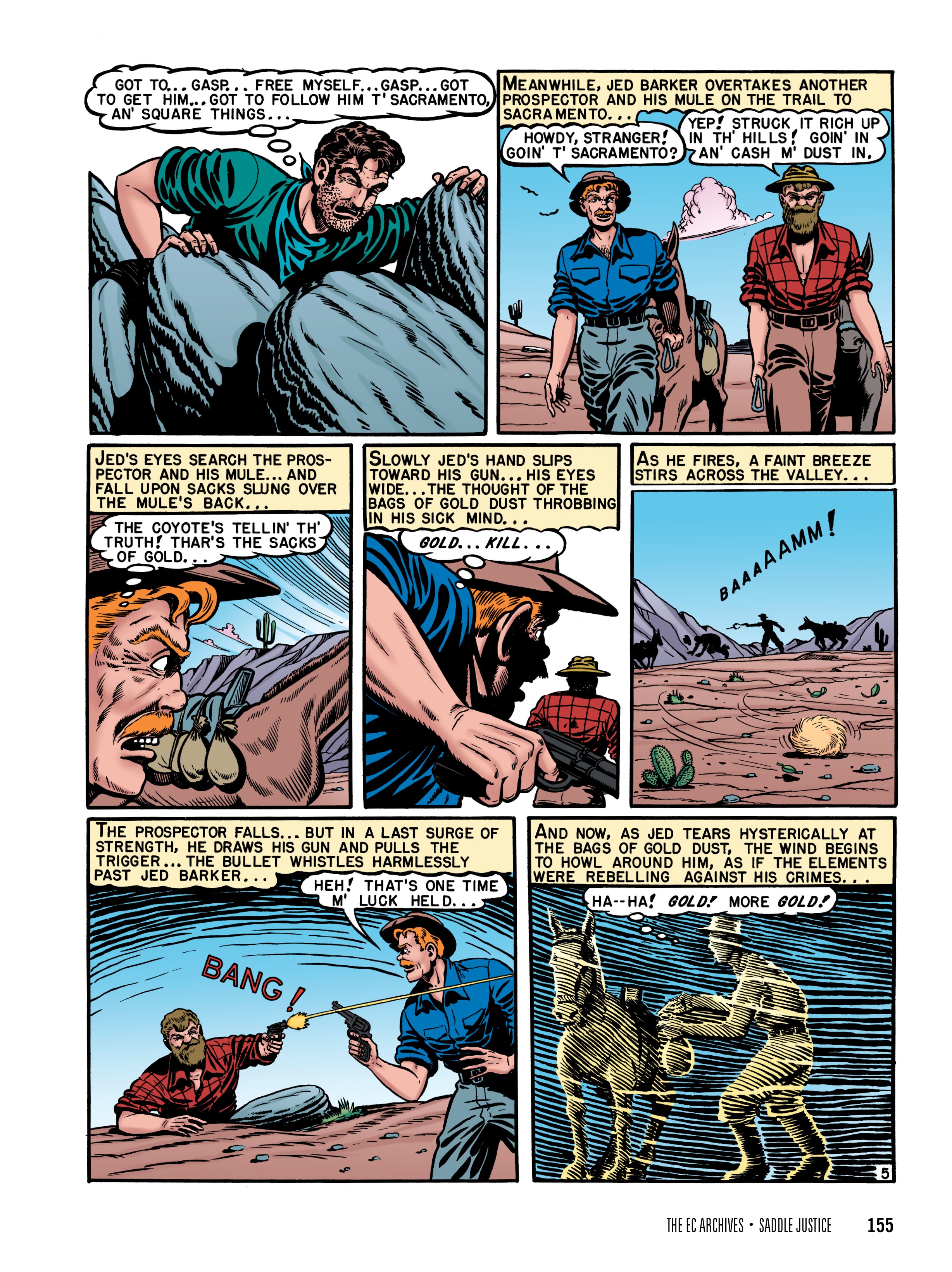 Read online The EC Archives: Saddle Justice comic -  Issue # TPB (Part 2) - 57
