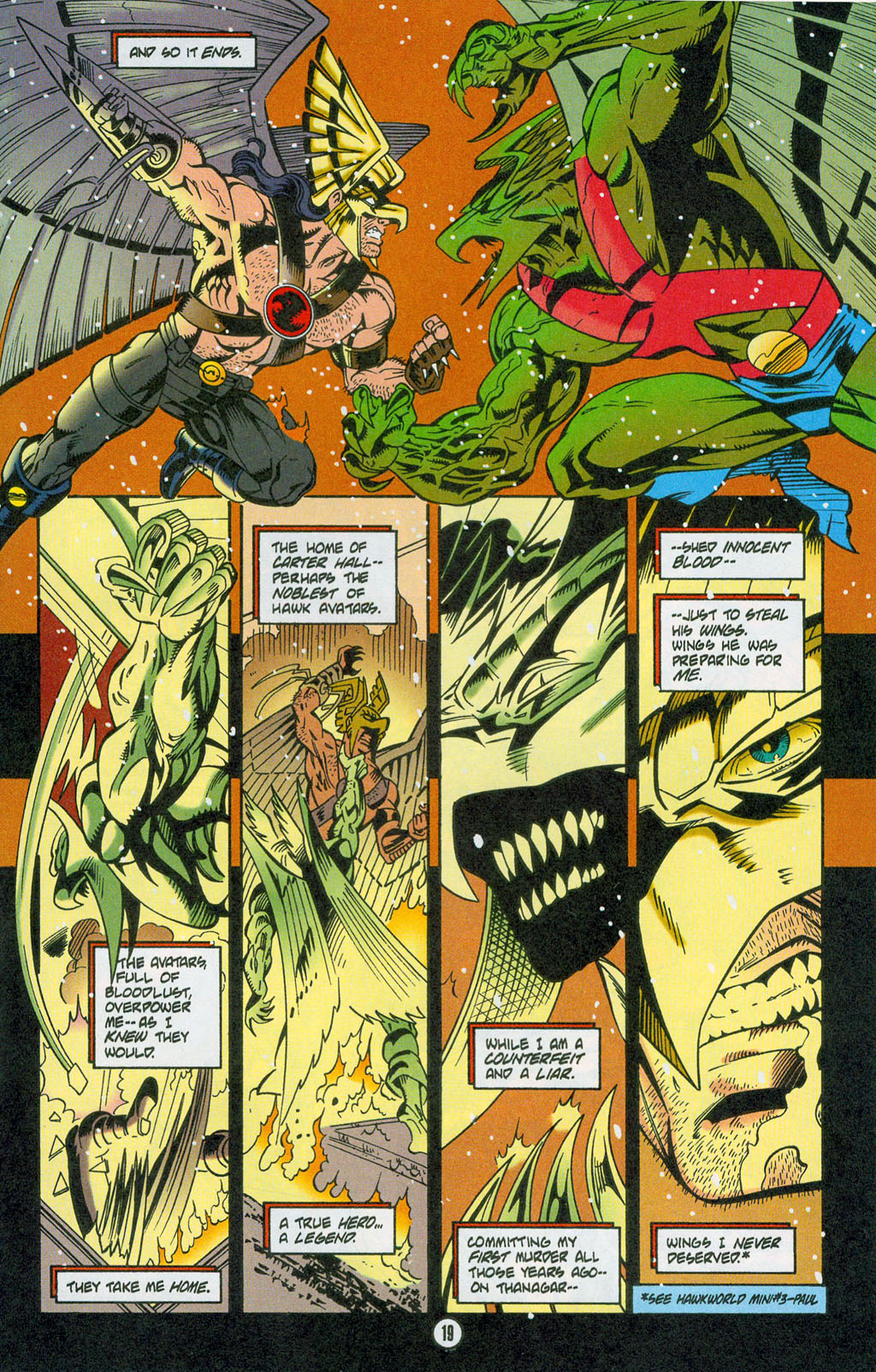 Hawkman (1993) Issue #33 #36 - English 20