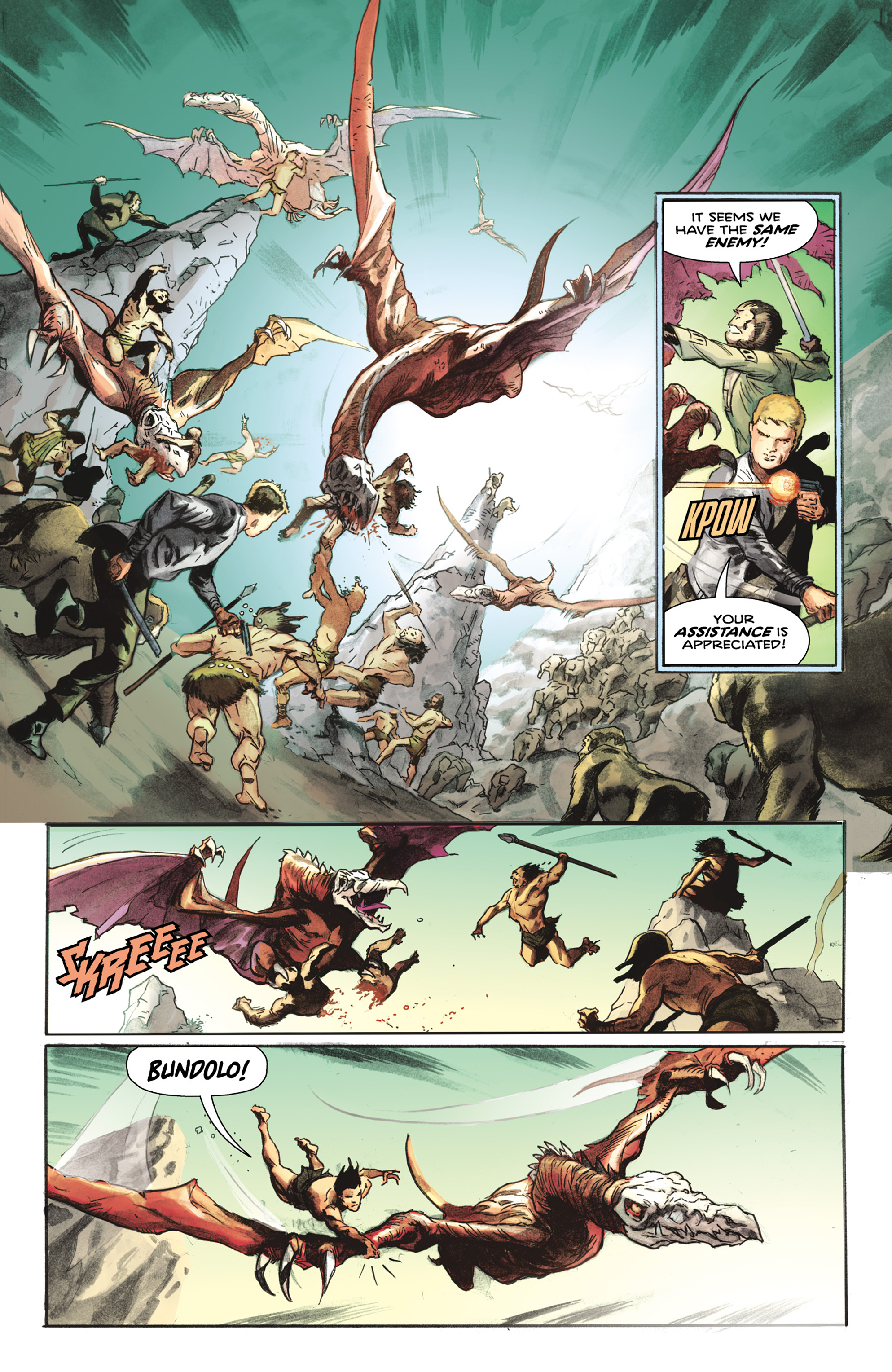 Read online Tarzan On the Planet of the Apes comic -  Issue #3 - 16