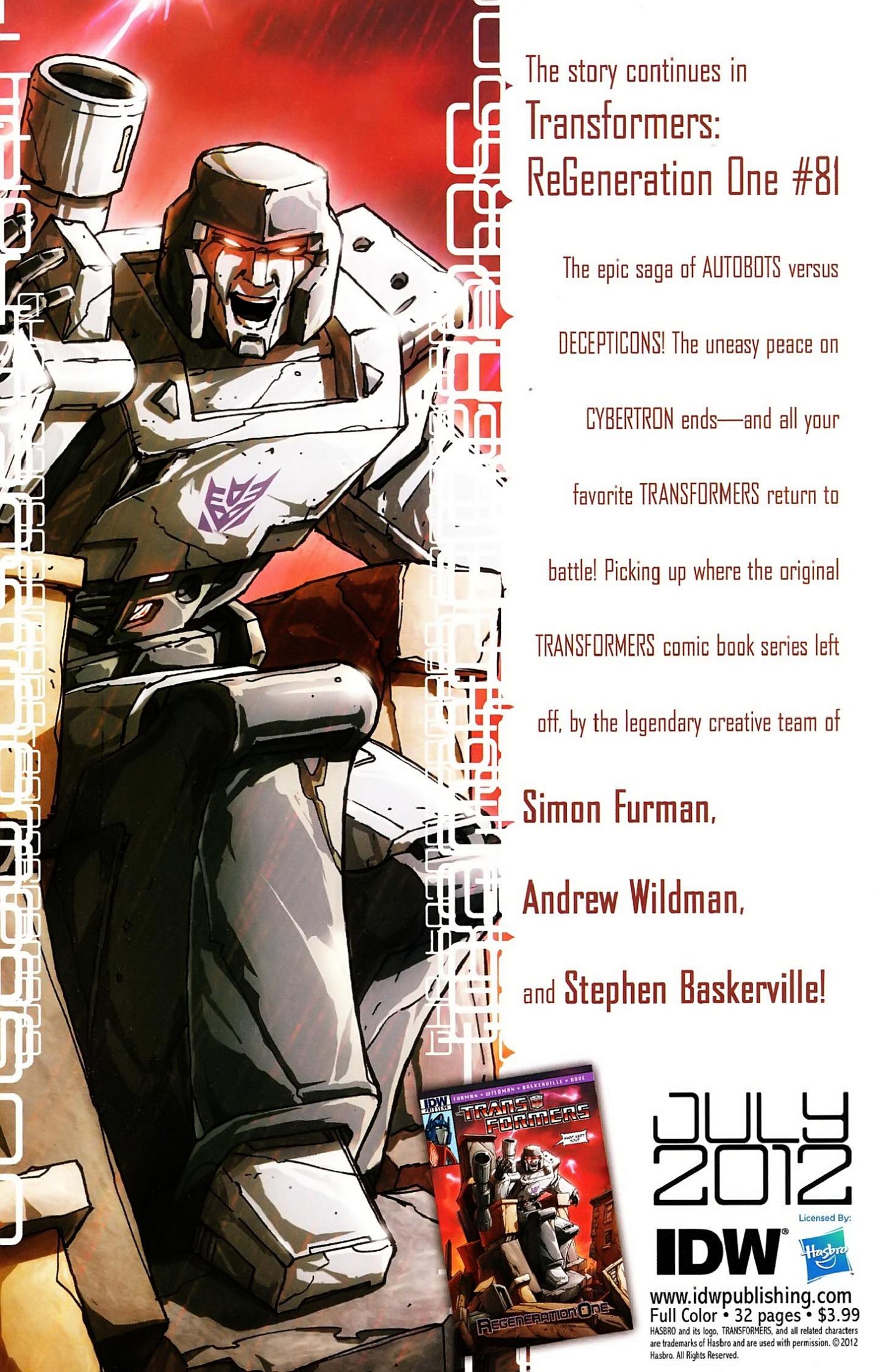 Read online The Transformers: Regeneration One comic -  Issue #80.5 - 16