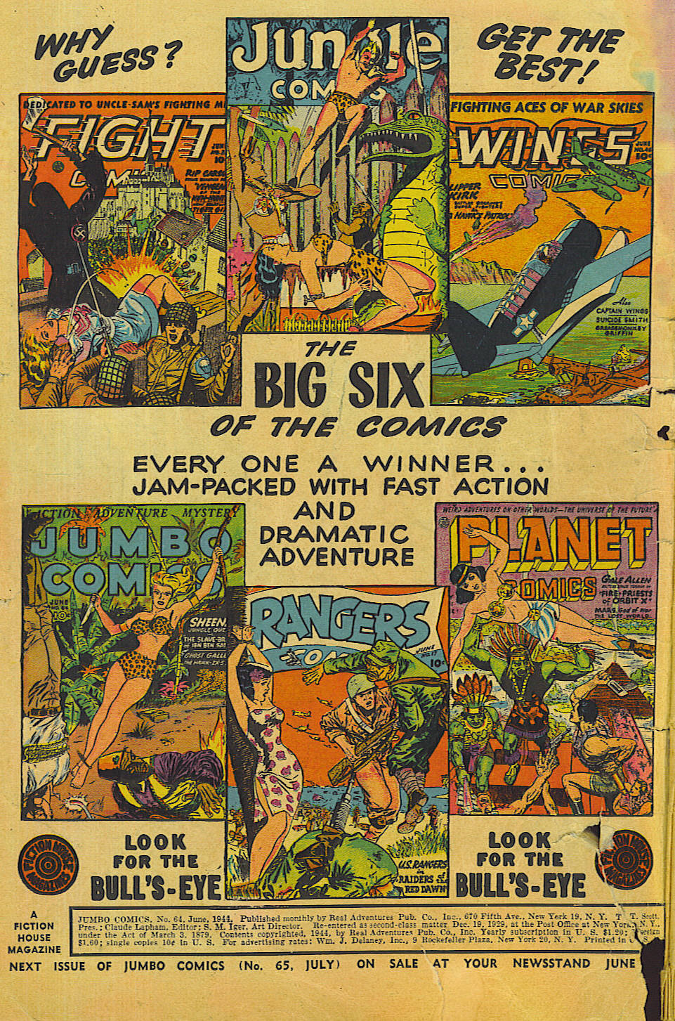 Read online Jumbo Comics comic -  Issue #64 - 2