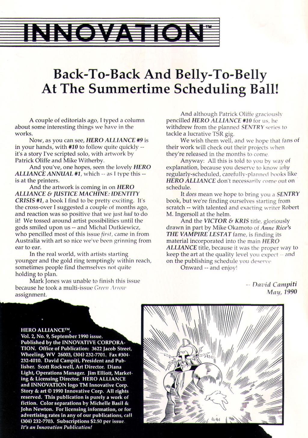 Read online Hero Alliance (1989) comic -  Issue #9 - 2