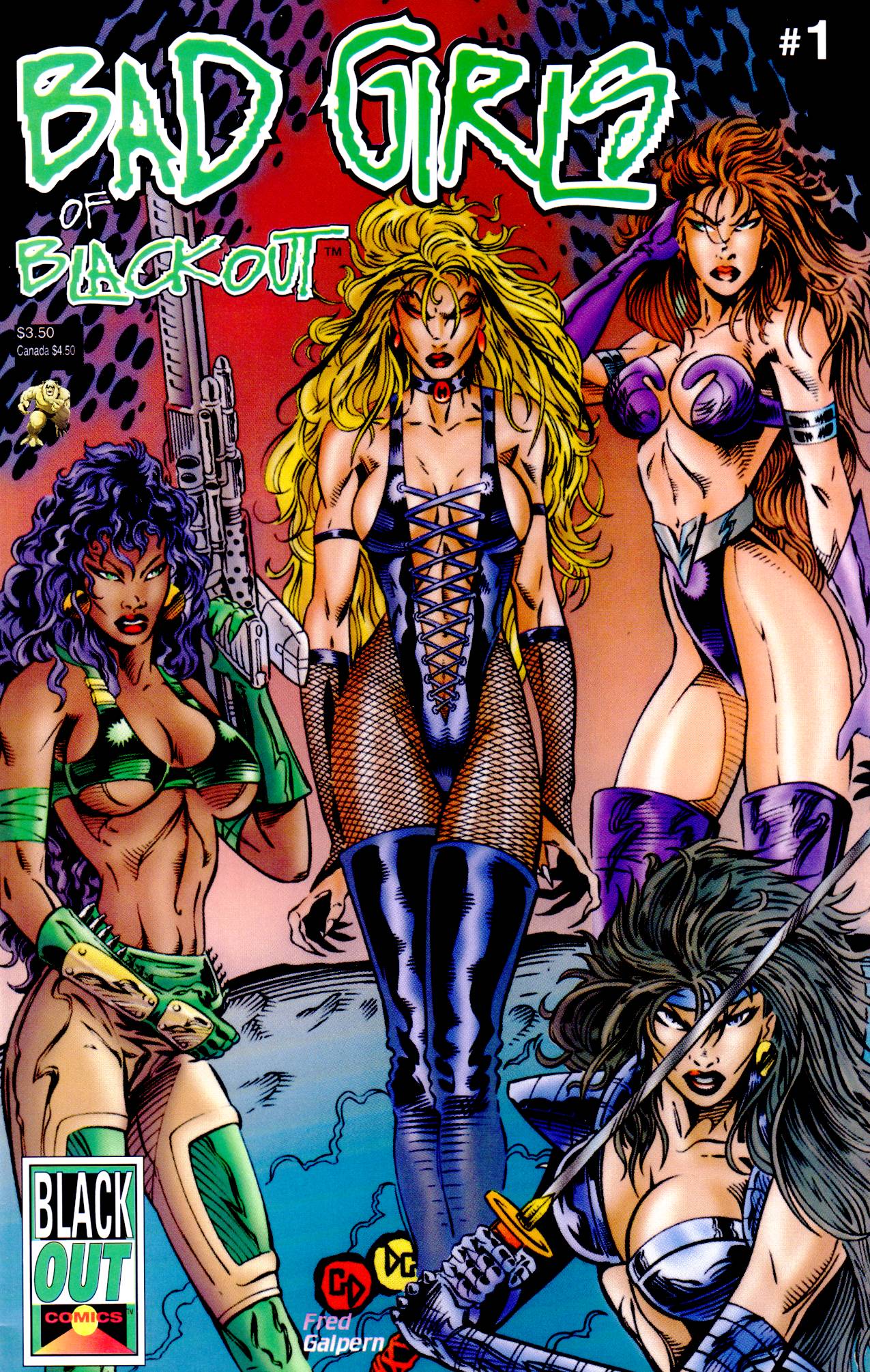 Bad Girls of Blackout issue 1 - Page 1