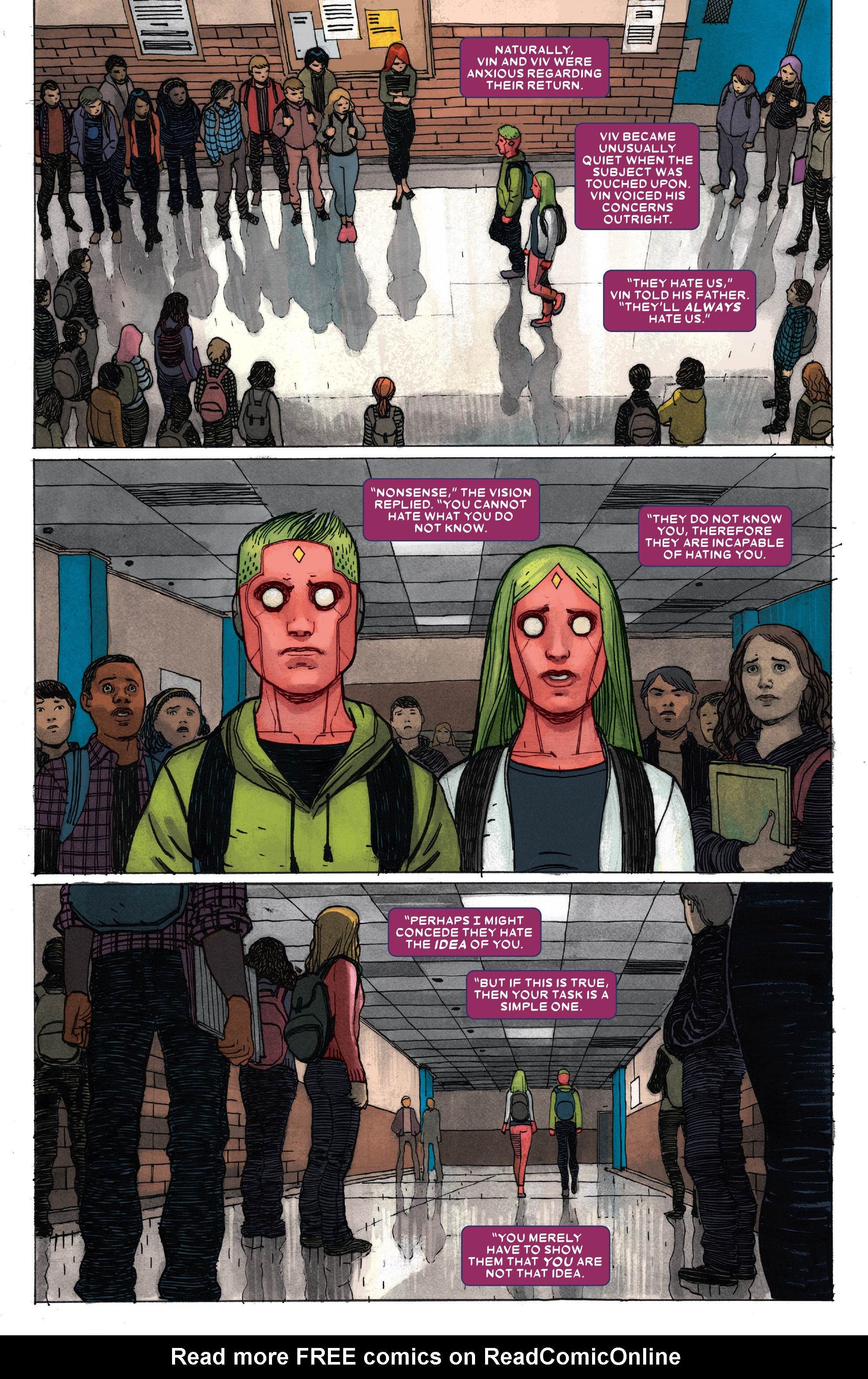 Read online Vision comic -  Issue #4 - 11