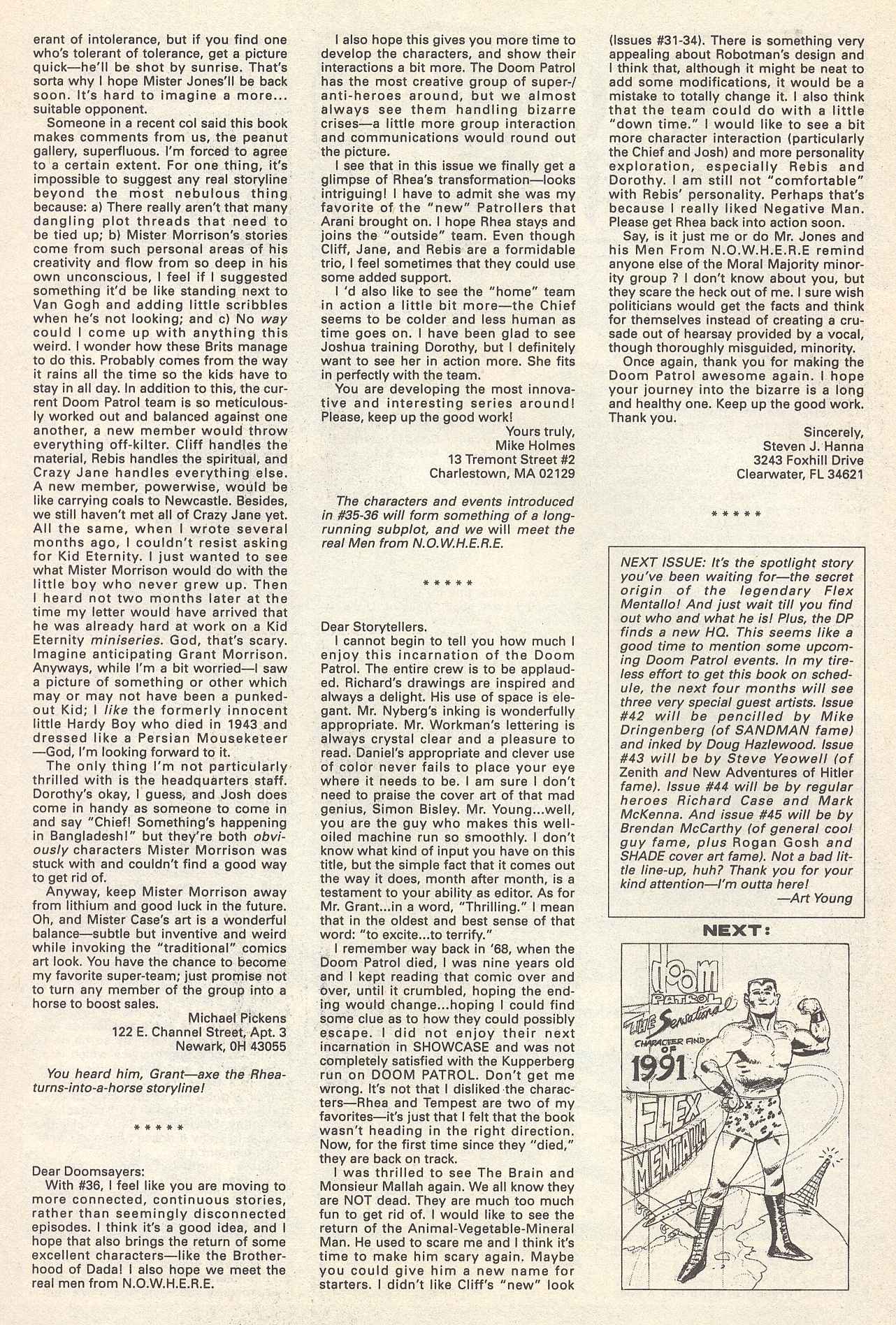 Read online Doom Patrol (1987) comic -  Issue #41 - 26