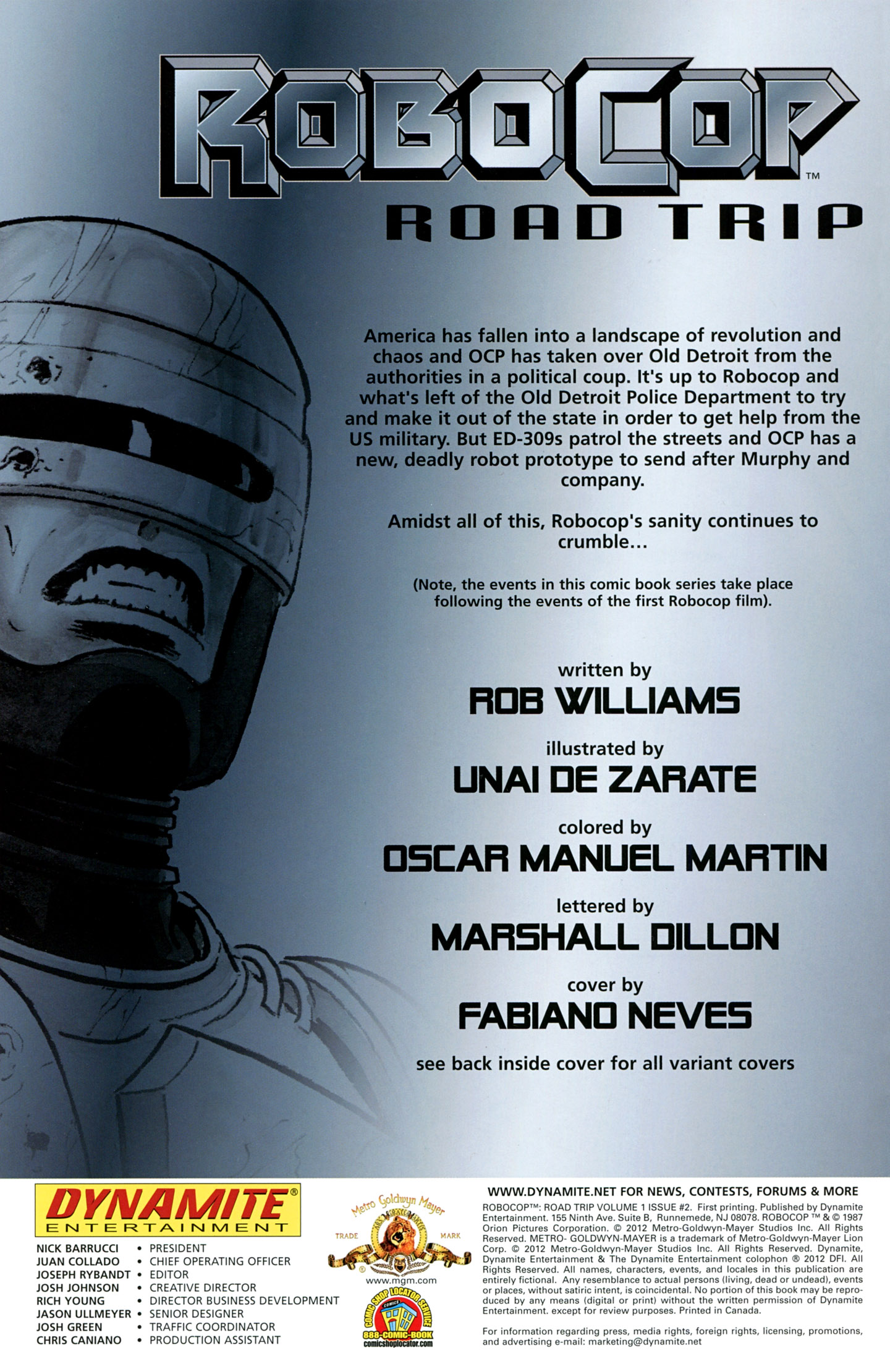Read online Robocop: Road Trip comic -  Issue #2 - 2