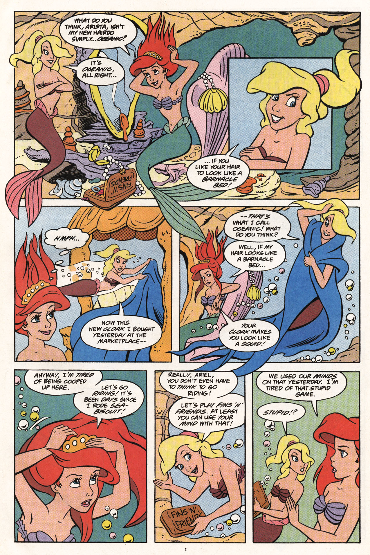 Read online Disney's The Little Mermaid comic -  Issue #4 - 3