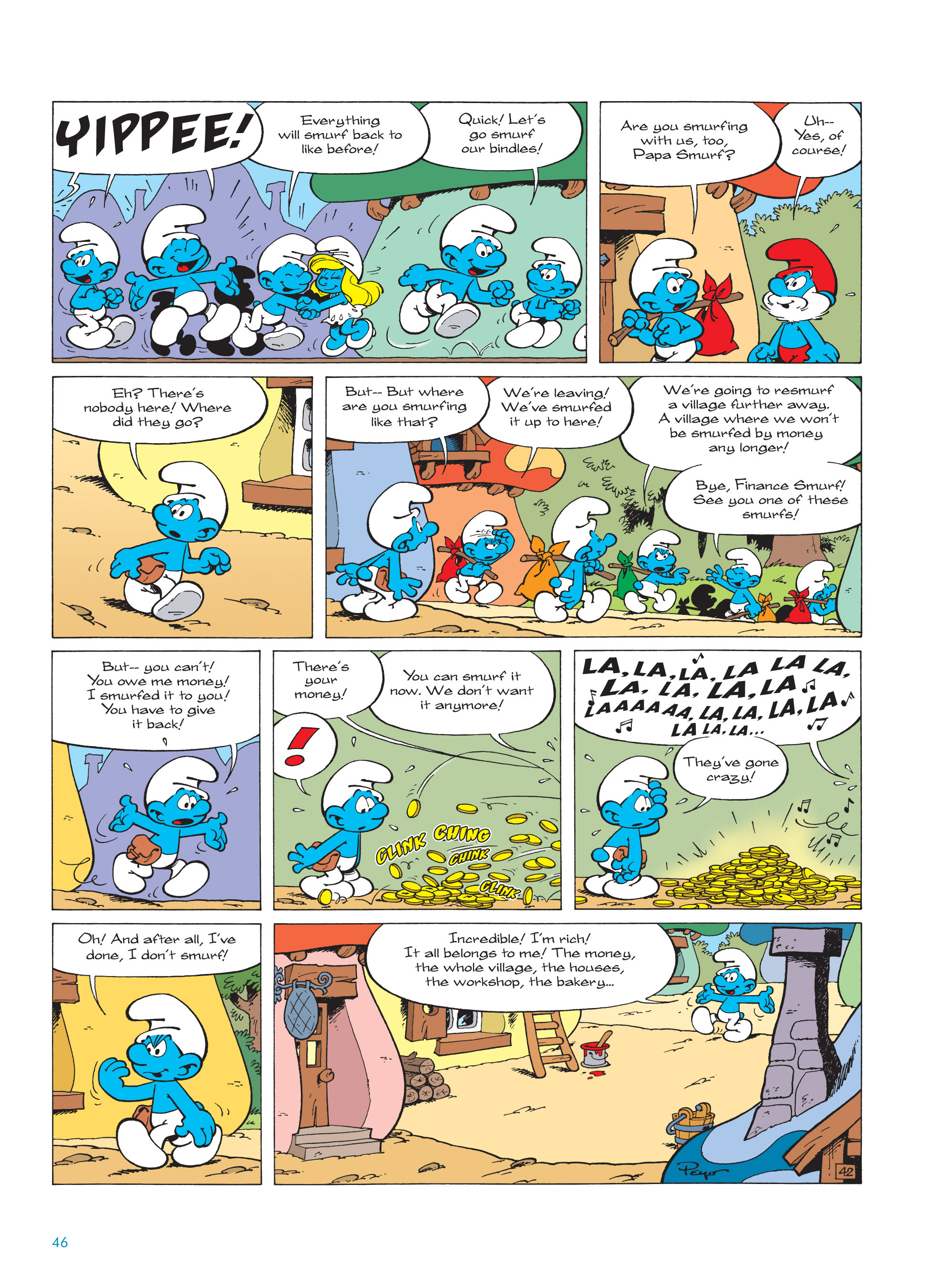 Read online The Smurfs comic -  Issue #18 - 46