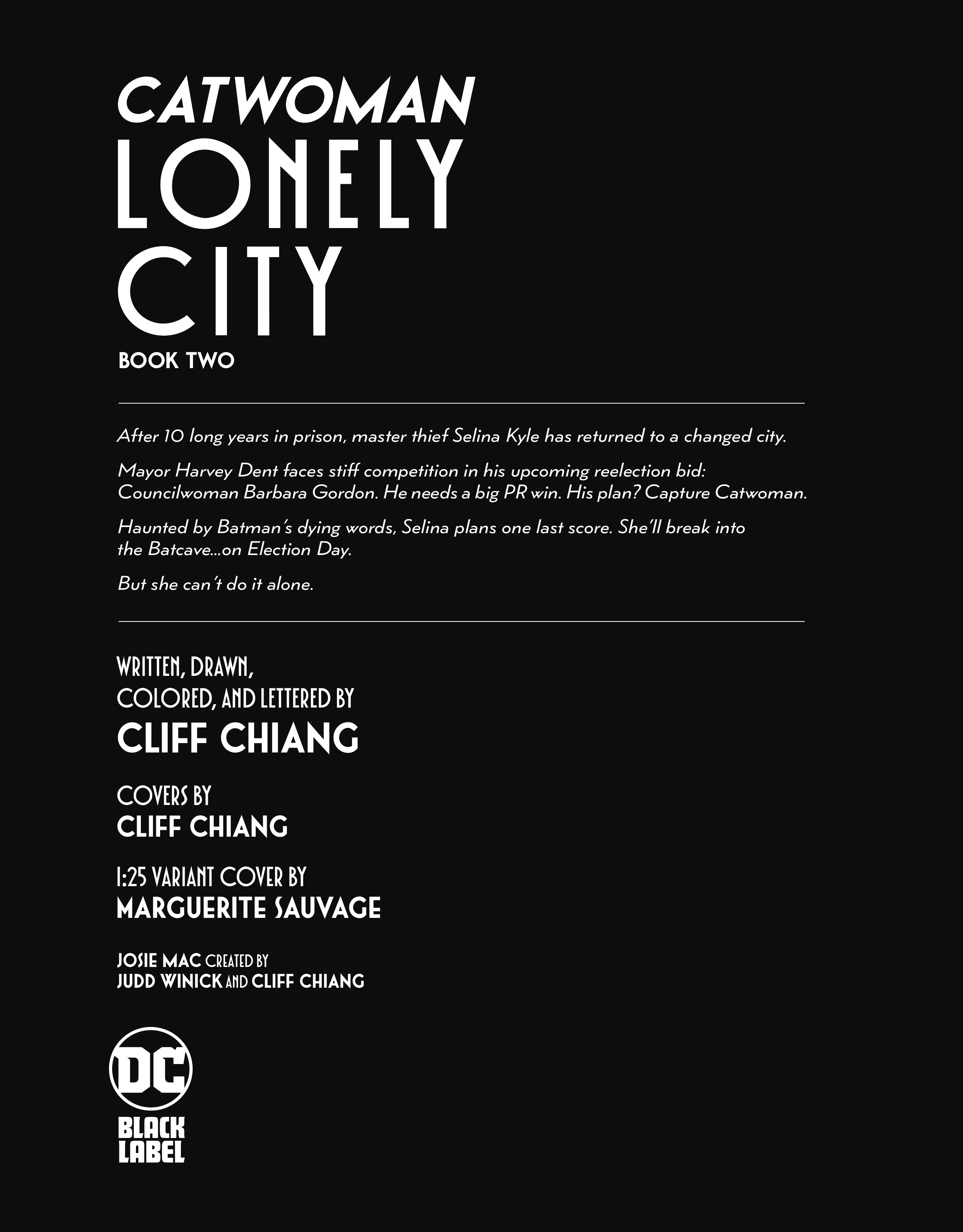 Read online Catwoman: Lonely City comic -  Issue #2 - 2