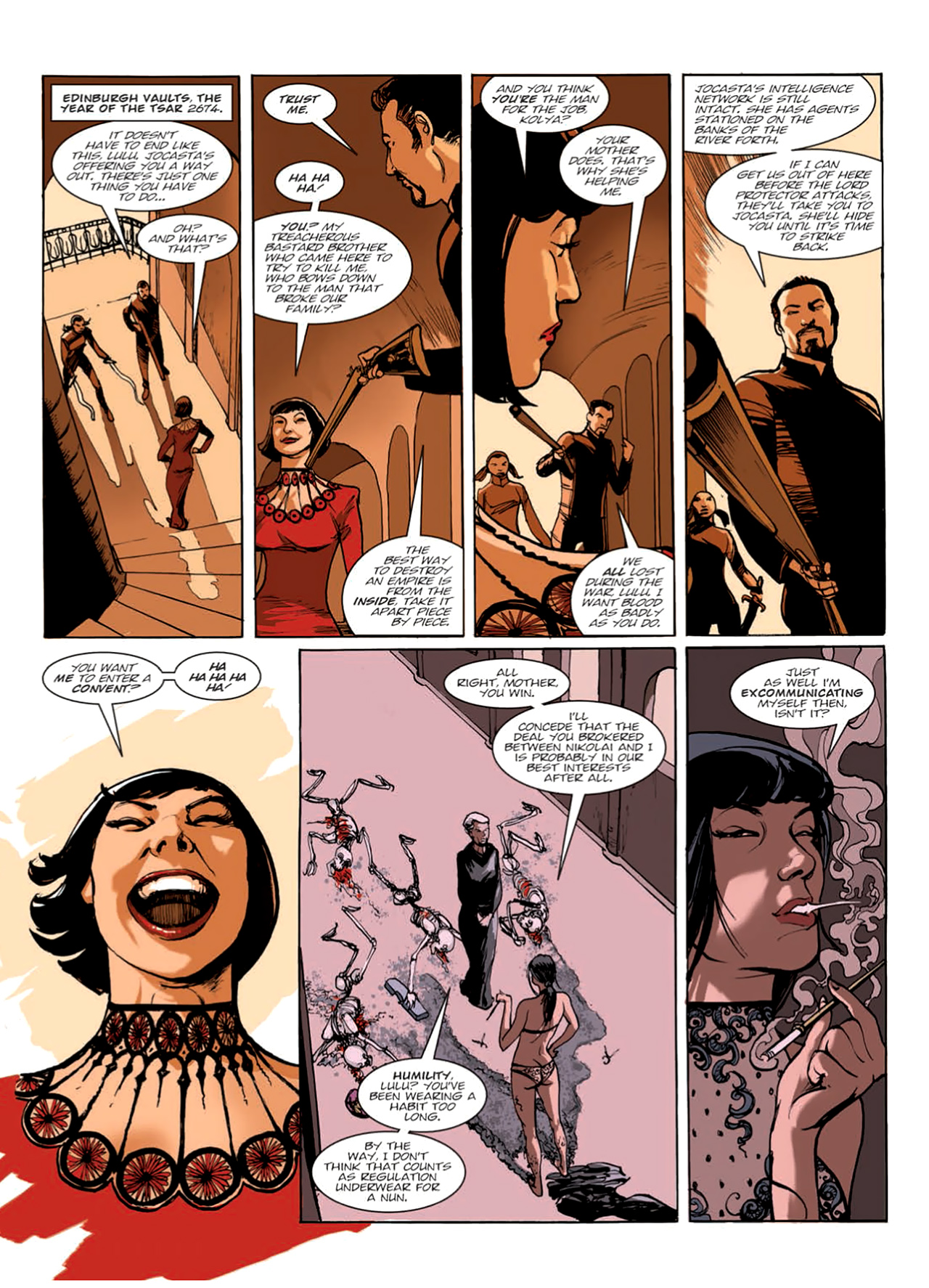 Read online Nikolai Dante comic -  Issue # TPB 9 - 129