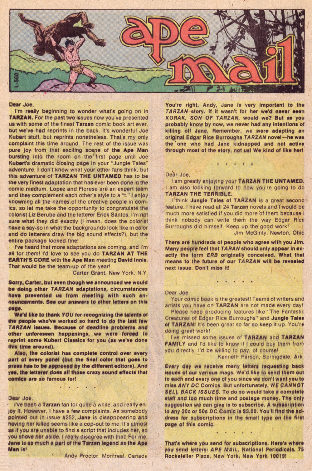 Read online Tarzan (1972) comic -  Issue #257 - 18