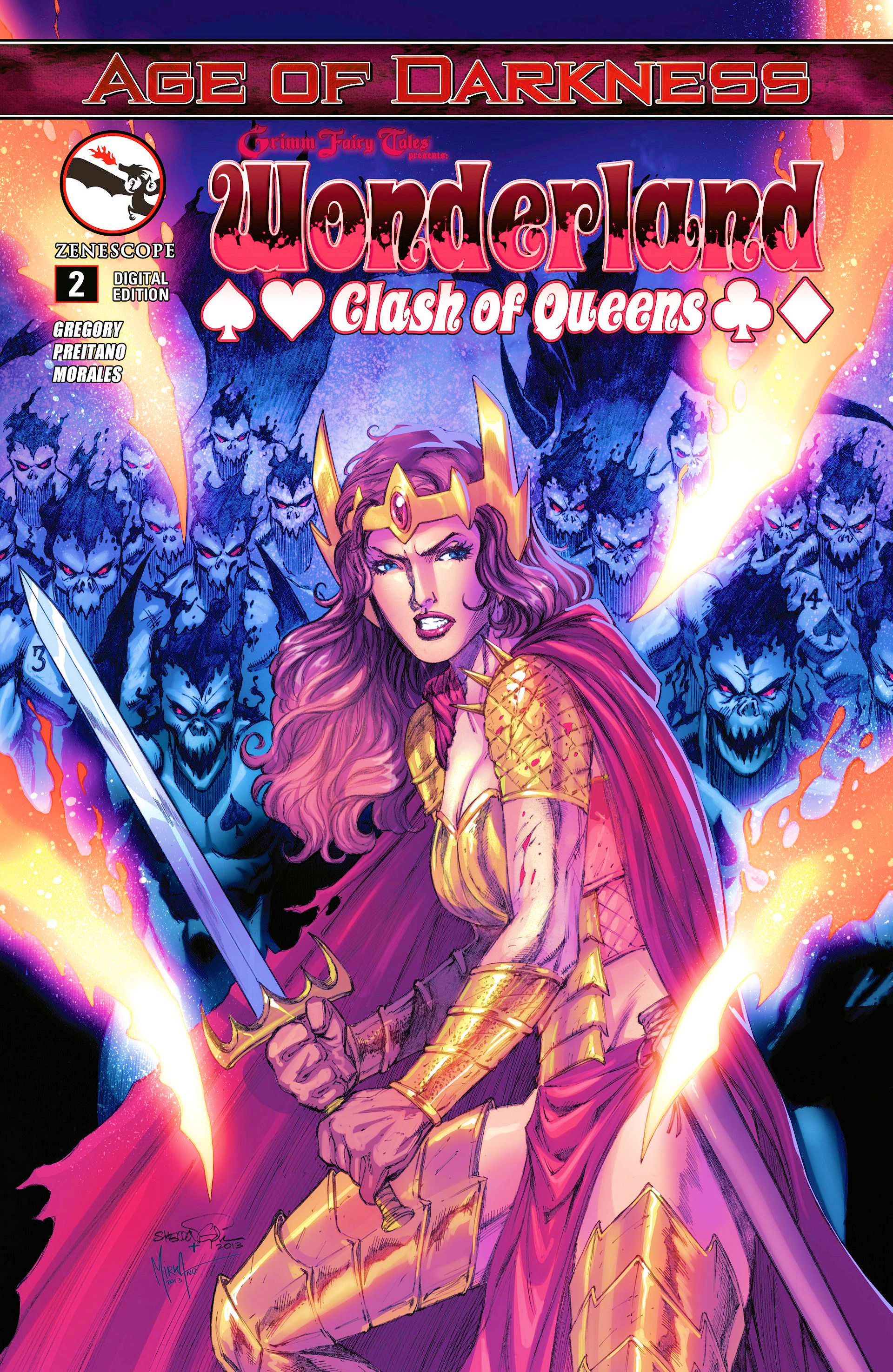 Read online Grimm Fairy Tales presents Wonderland: Clash of Queens comic -  Issue #2 - 2