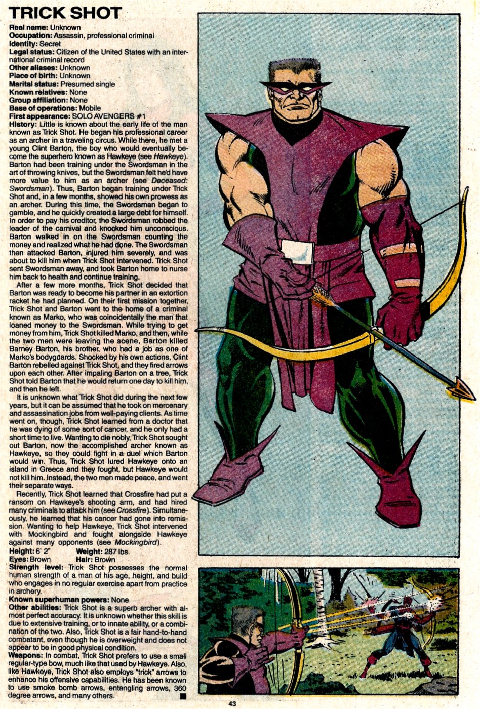 Read online The Official Handbook of the Marvel Universe: Update '89 comic -  Issue #7 - 45