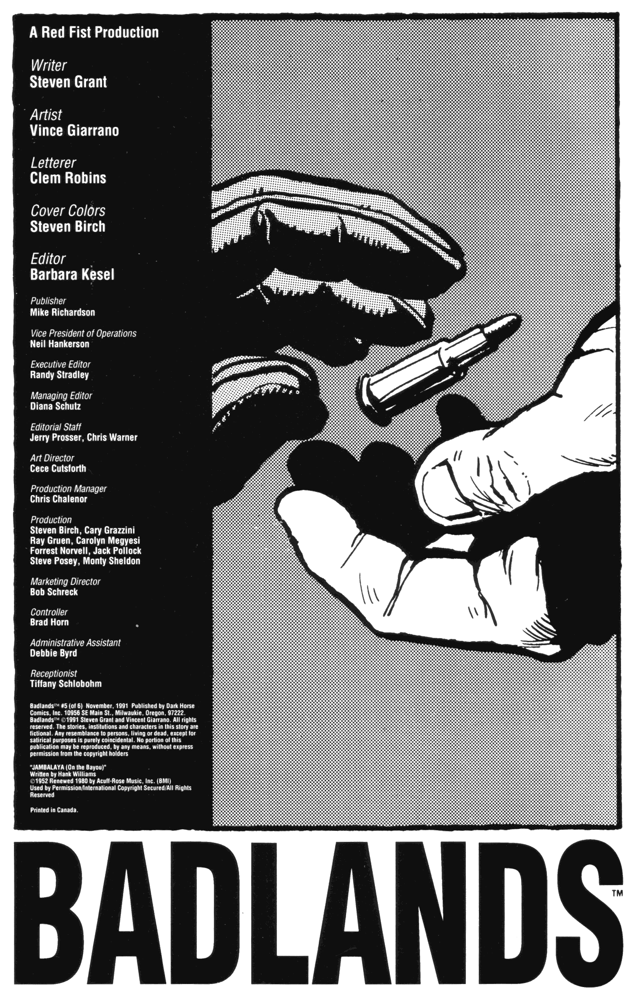 Read online Badlands comic -  Issue #5 - 2