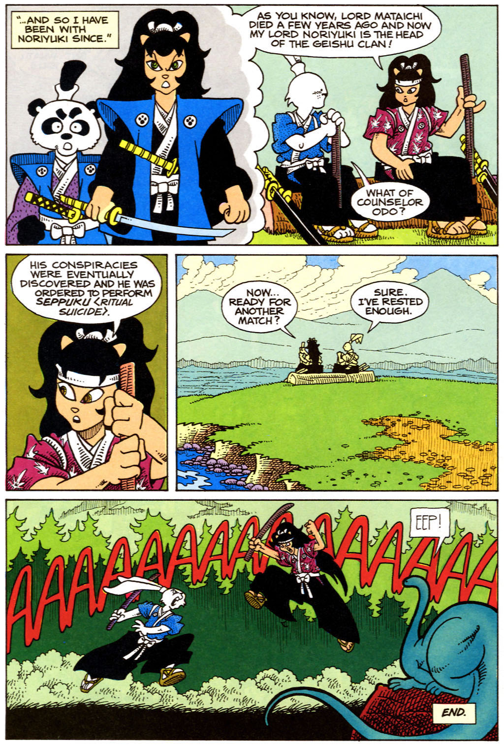 Read online Usagi Yojimbo Color Special comic -  Issue #1 - 21