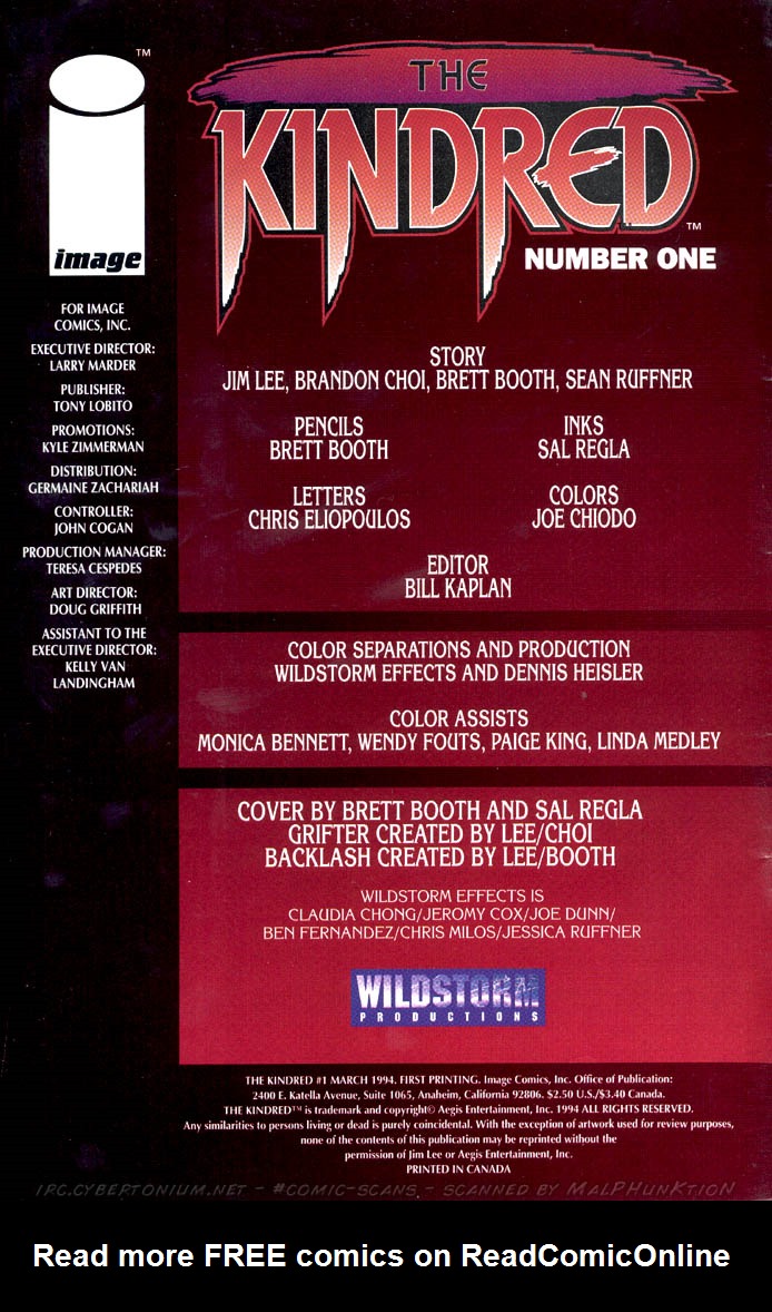 Read online The Kindred comic -  Issue #1 - 2