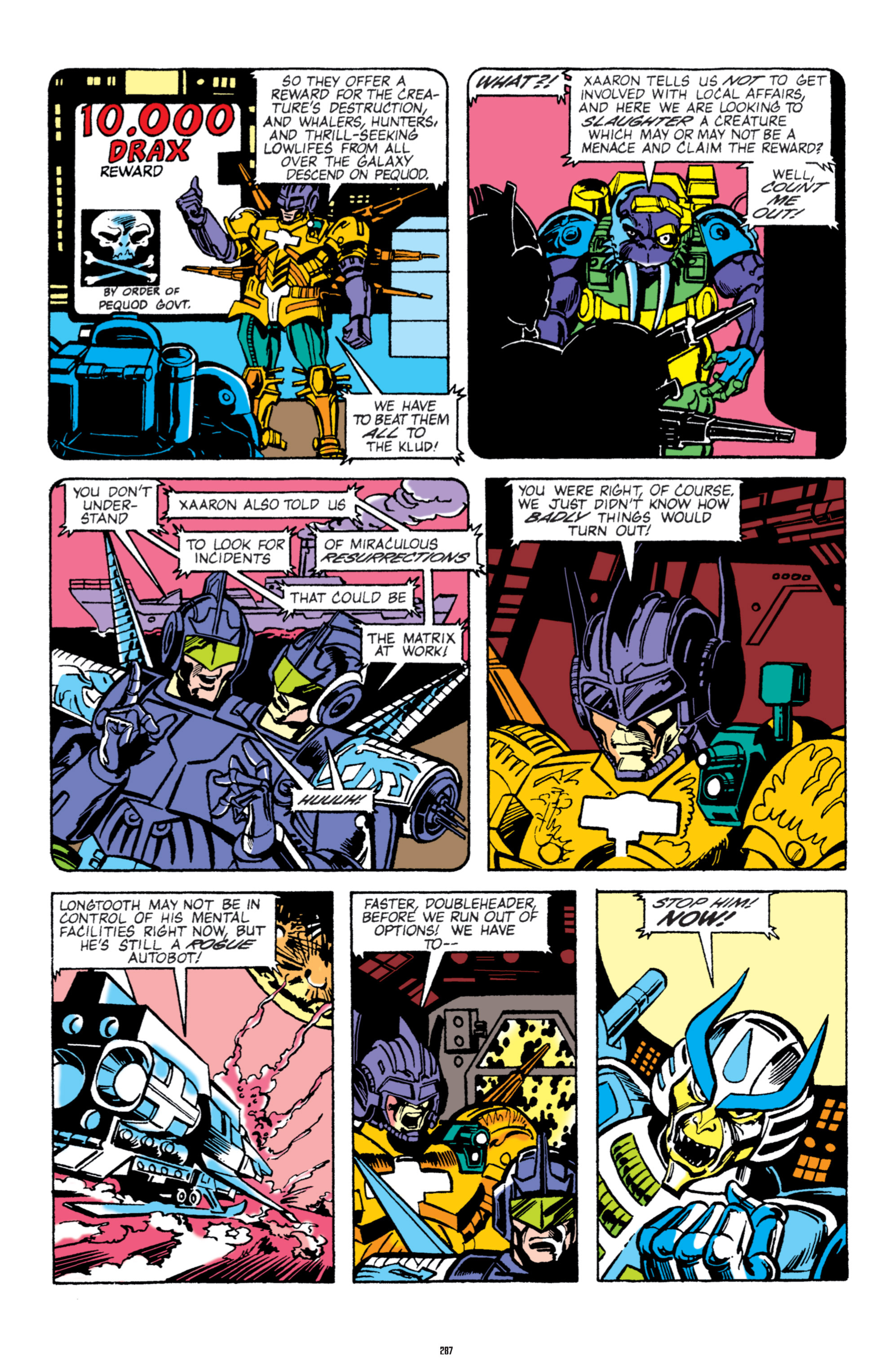 Read online The Transformers Classics comic -  Issue # TPB 5 - 288