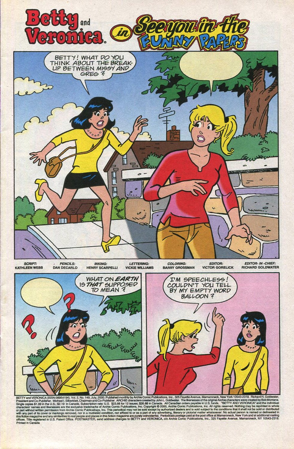 Read online Betty and Veronica (1987) comic -  Issue #149 - 3
