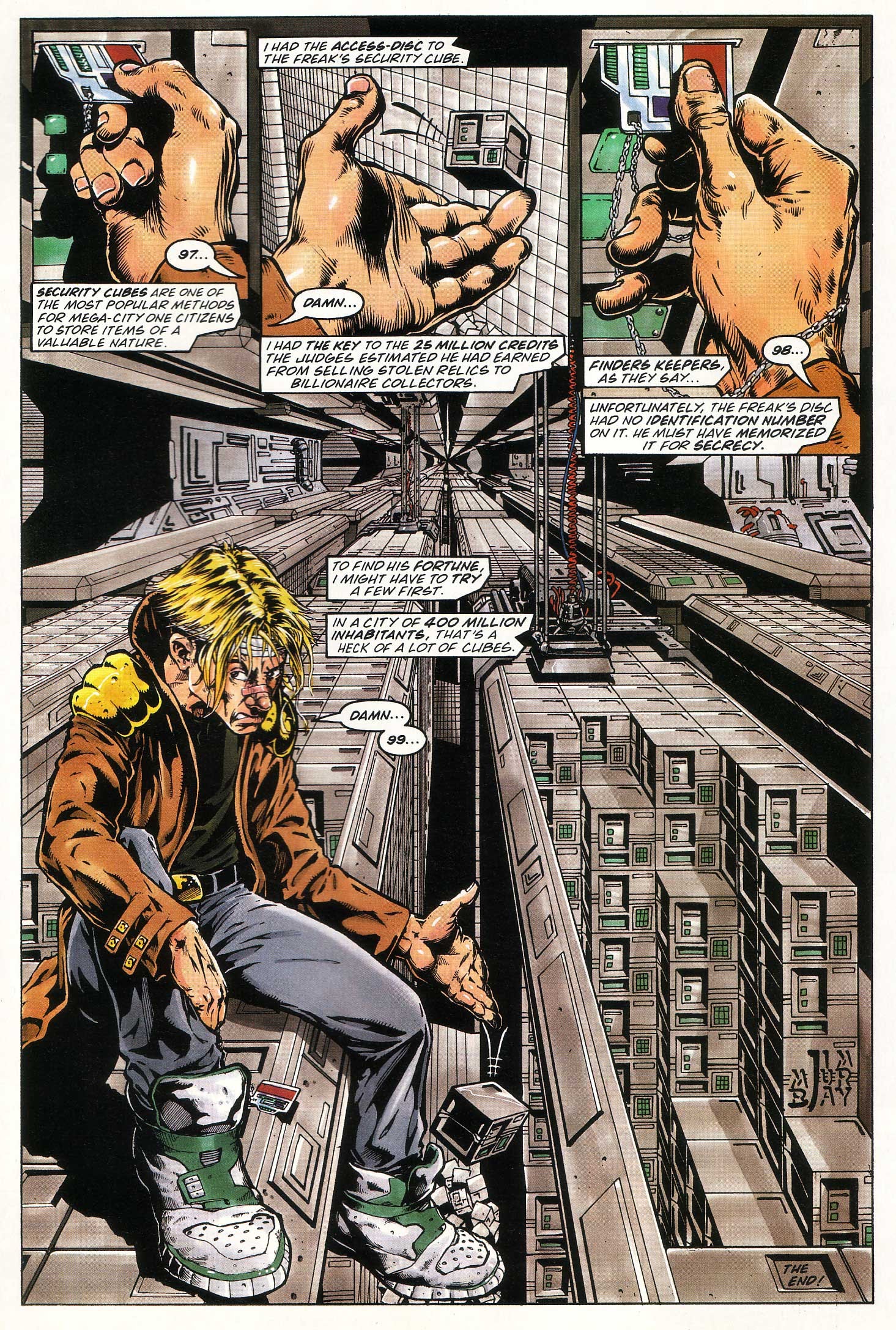 Read online Judge Dredd Lawman of the Future comic -  Issue #5 - 15