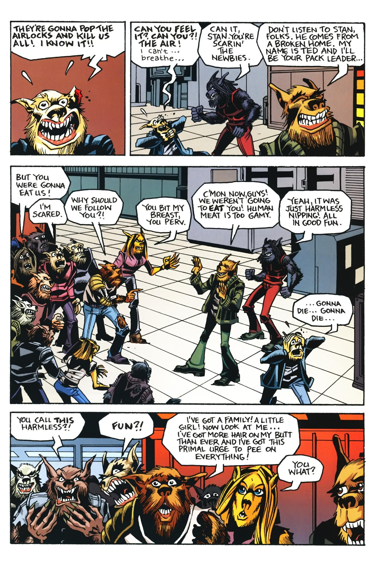 Read online Werewolves on the Moon: Versus Vampires comic -  Issue #1 - 17