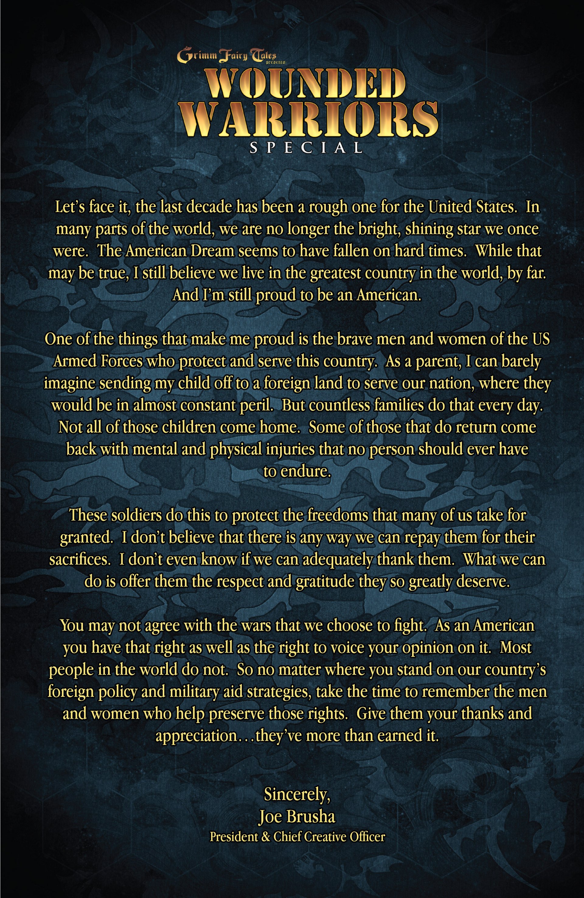 Read online Grimm Fairy Tales presents Wounded Warriors Special comic -  Issue # Full - 39