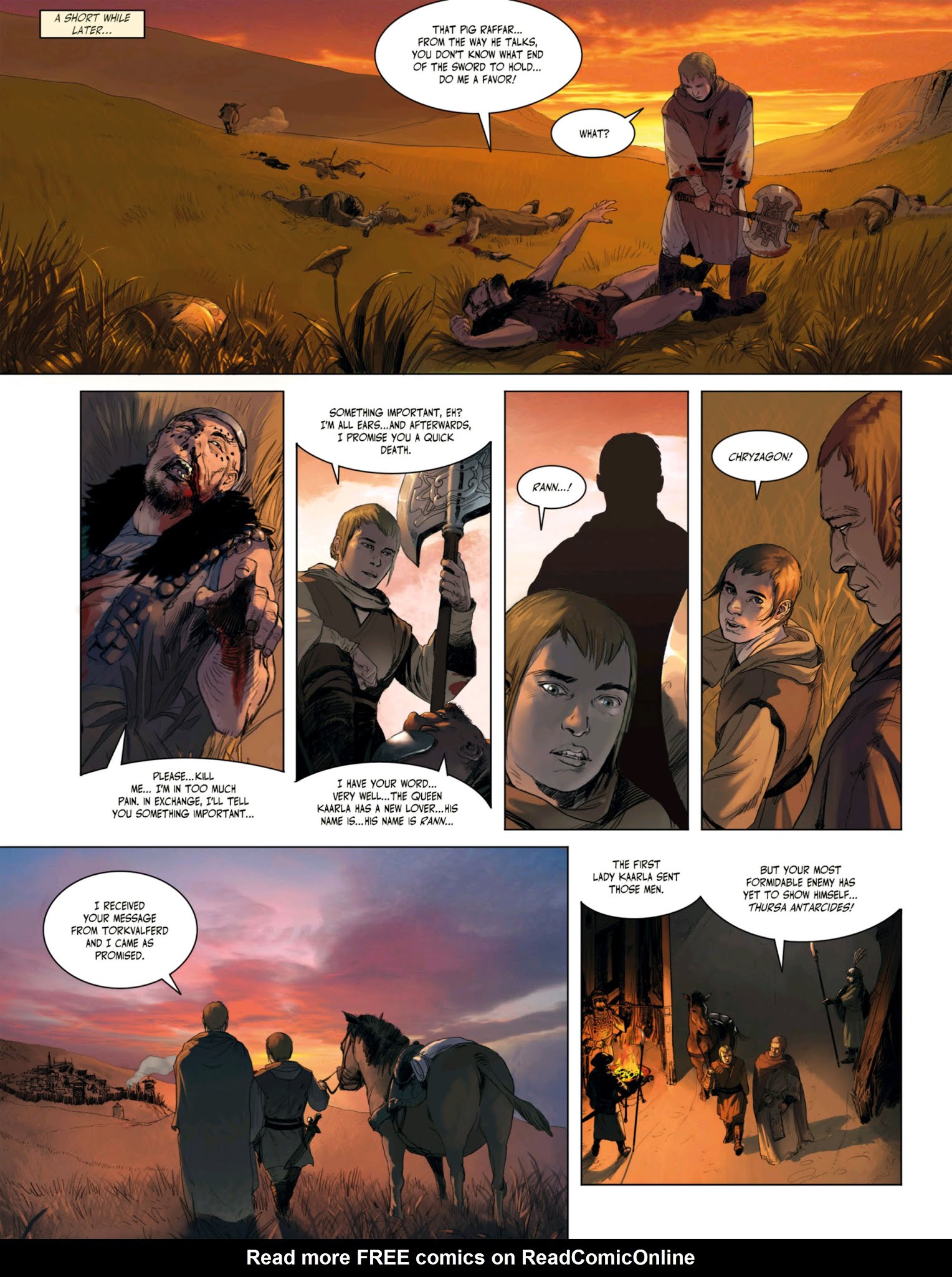 Read online Throne of Ice comic -  Issue #3 - 39