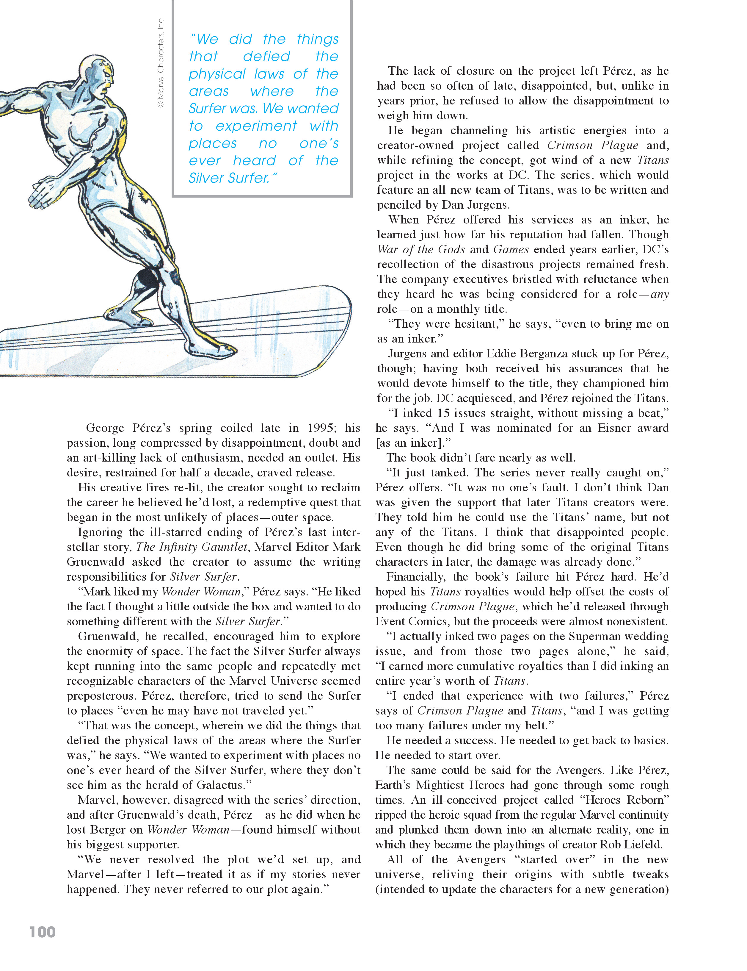 Read online George Perez Storyteller comic -  Issue # TPB 2 (Part 1) - 86