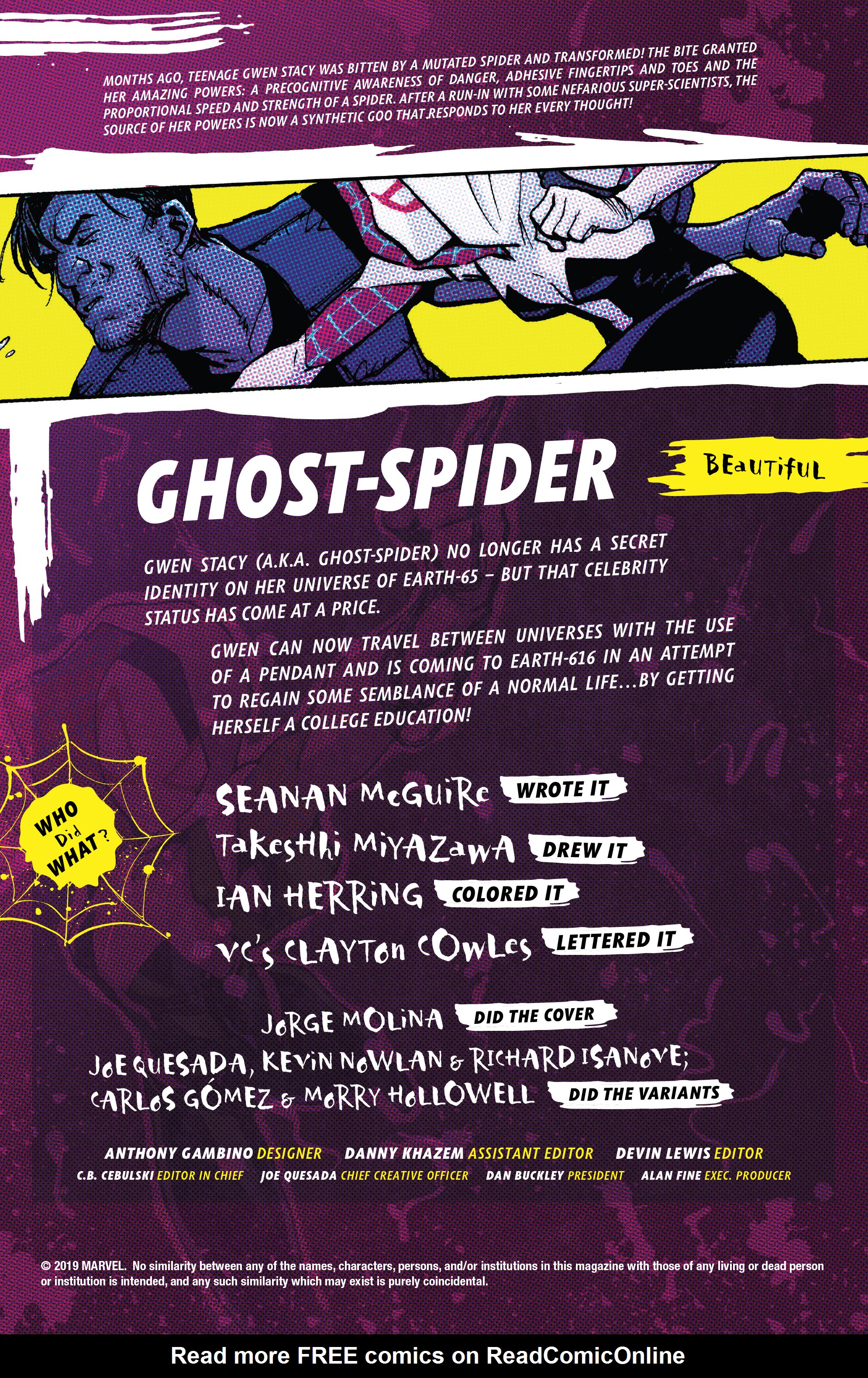 Read online Ghost-Spider comic -  Issue #1 - 2