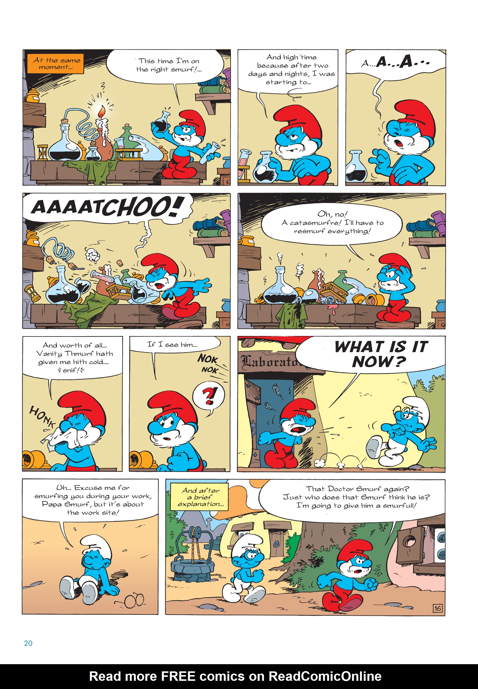 Read online The Smurfs comic -  Issue #20 - 20