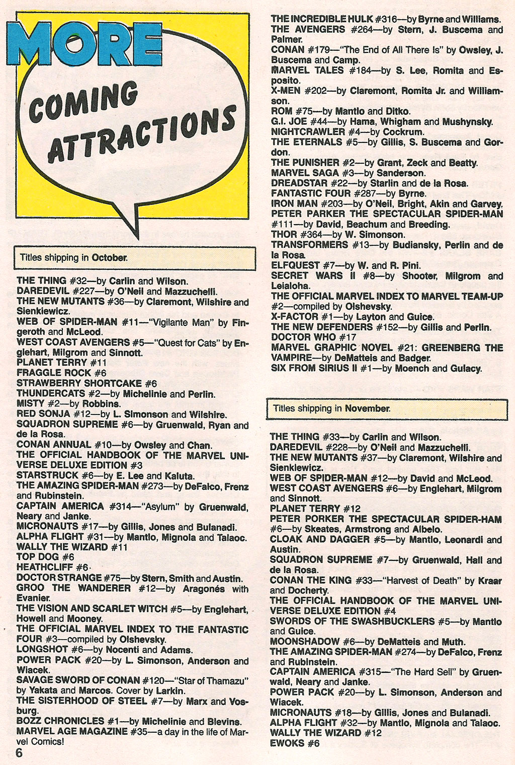 Read online Marvel Age comic -  Issue #33 - 8