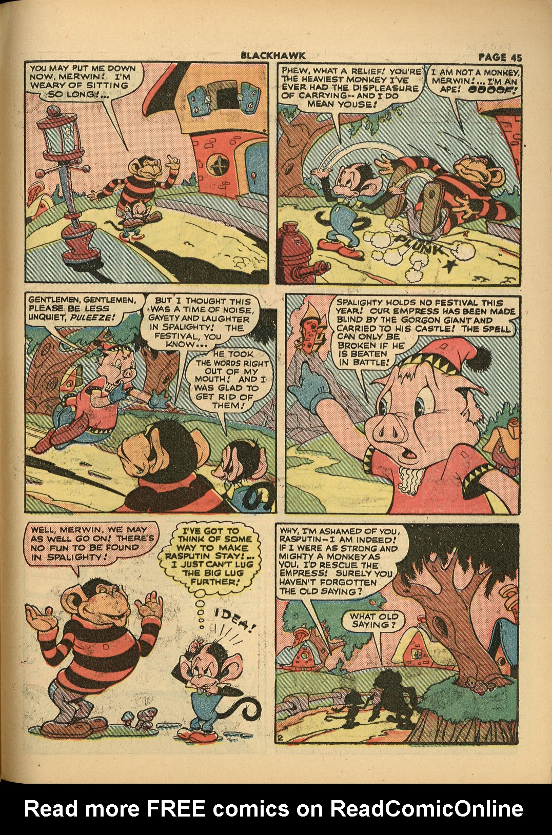 Read online Blackhawk (1957) comic -  Issue #9 - 47
